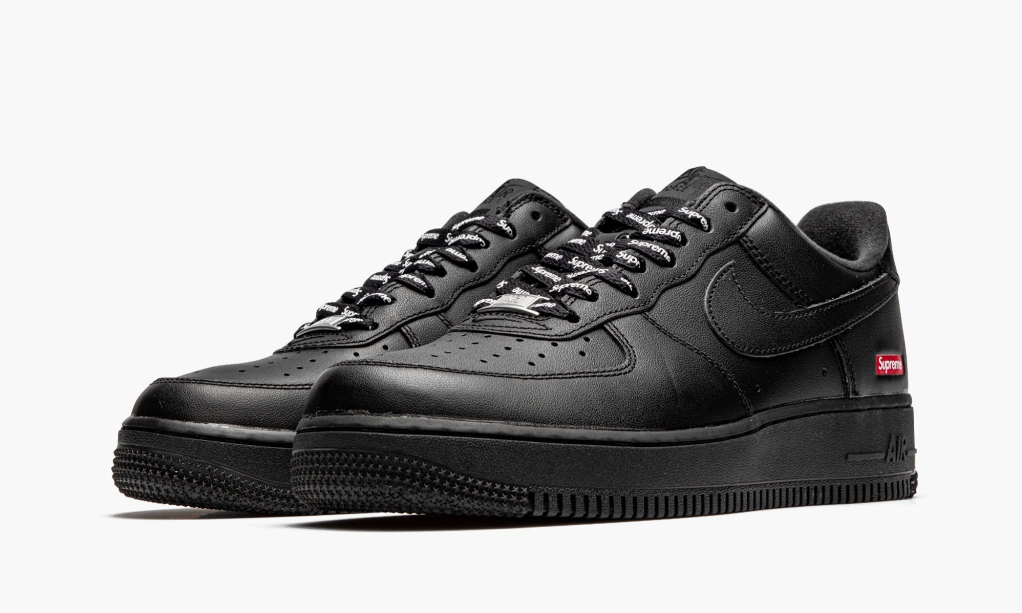 Air Force 1 Low „Supreme – Mini Box Logo Black“ Mattress Sneaker Store