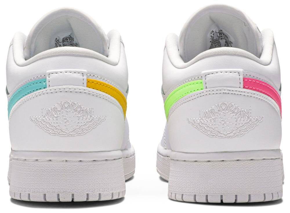 Air Jordan 1 Low GS ‘White Neon’ CW7035-100 Mattress Sneaker Store