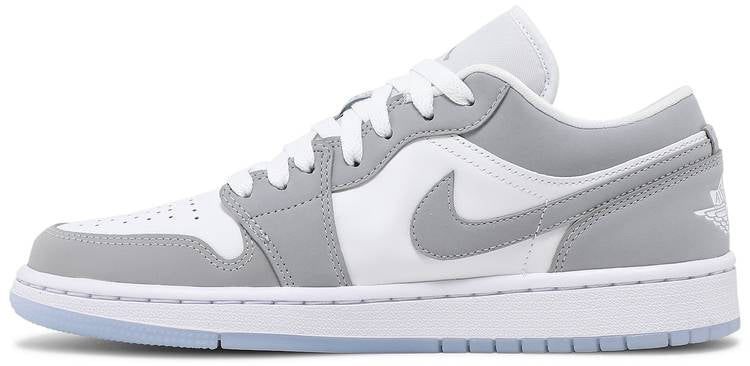 Air Jordan 1 Low White Wolf Grey dc0774-105 Mattress Sneaker Store