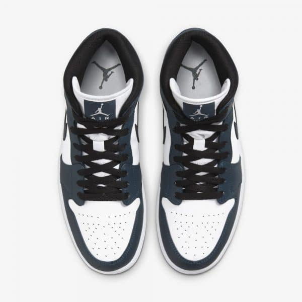 Air Jordan 1 Mid Armory Navy‘ 554724-411 Mattress Sneaker Store