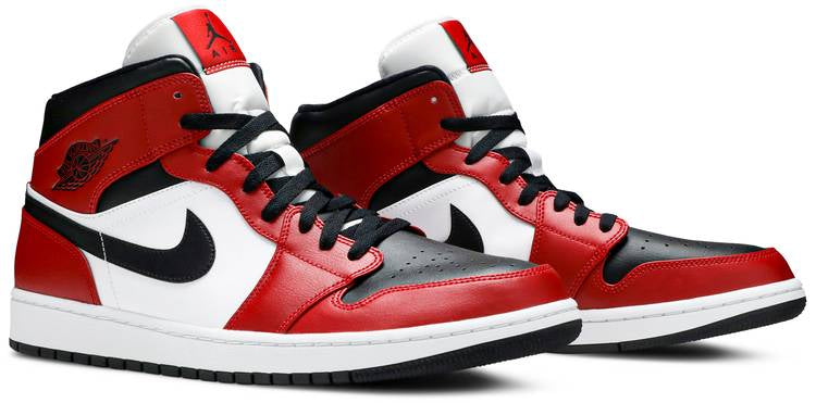 Air Jordan 1 Mid Chicago Black Toe‘ 554724-069 Mattress Sneaker Store