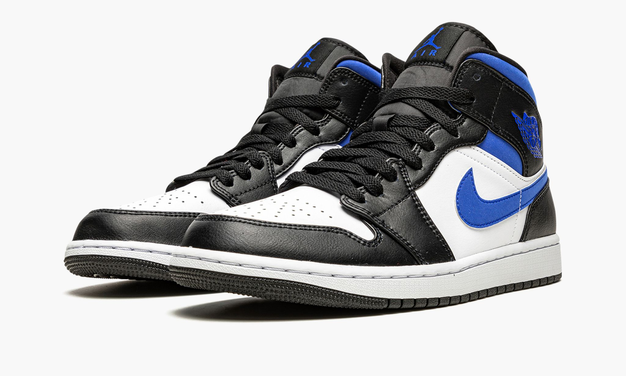 Air Jordan 1 Mid „Racer Blue / Black / White“ Mattress Sneaker Store