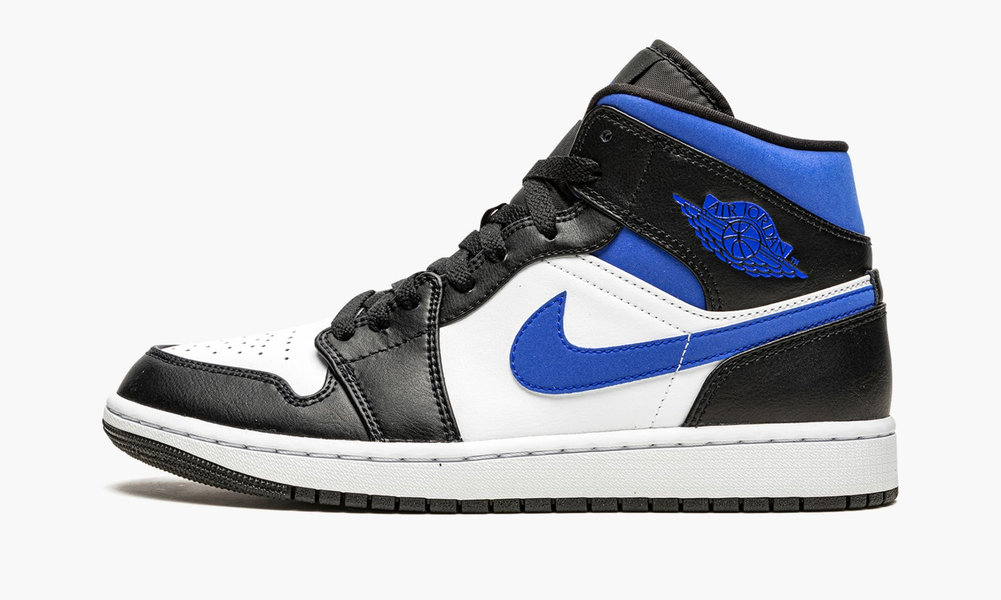 Air Jordan 1 Mid „Racer Blue / Black / White“ Mattress Sneaker Store