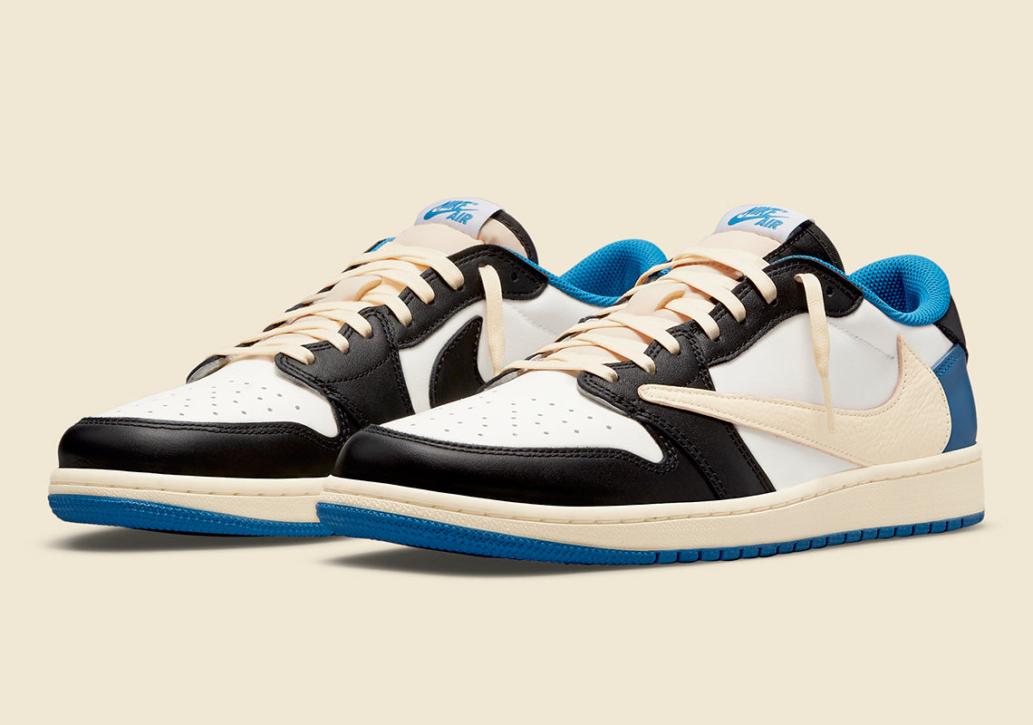 Fragment Design x Travis Scott x Air Jordan 1 Retro Low DM7866-140 Mattress Sneaker Store