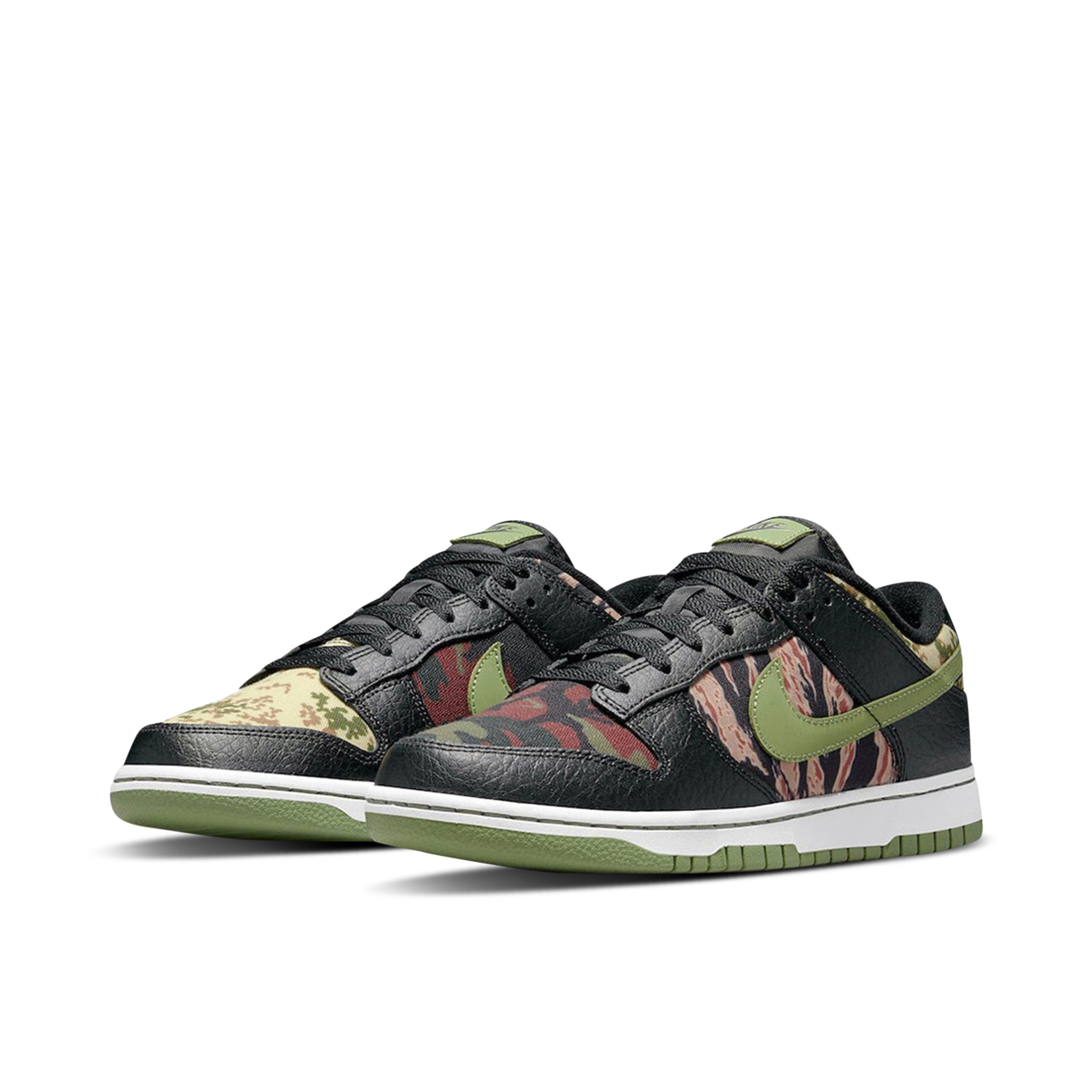 Nike Dunk Low Black Multi Camo GS DB1909-001 Mattress Sneaker Store