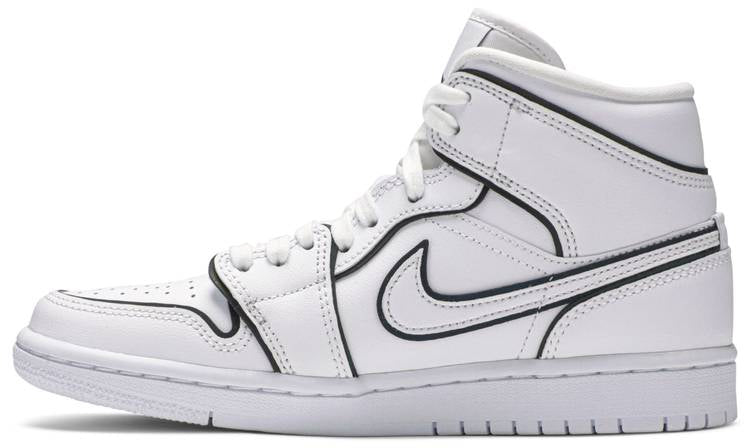 Wmns Air Jordan 1 Mid SE Iridescent Trim‘ CK6587-100 Mattress Sneaker Store