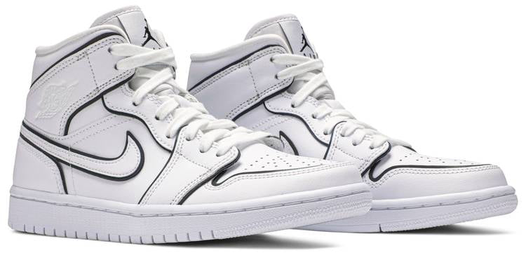 Wmns Air Jordan 1 Mid SE Iridescent Trim‘ CK6587-100 Mattress Sneaker Store