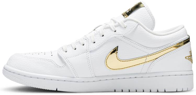 Wmns Air Jordan 1 Retro Low ‘White Metallic Gold’ CZ4776-100 Mattress Sneaker Store