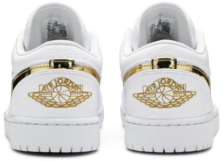 Wmns Air Jordan 1 Retro Low ‘White Metallic Gold’ CZ4776-100 Mattress Sneaker Store