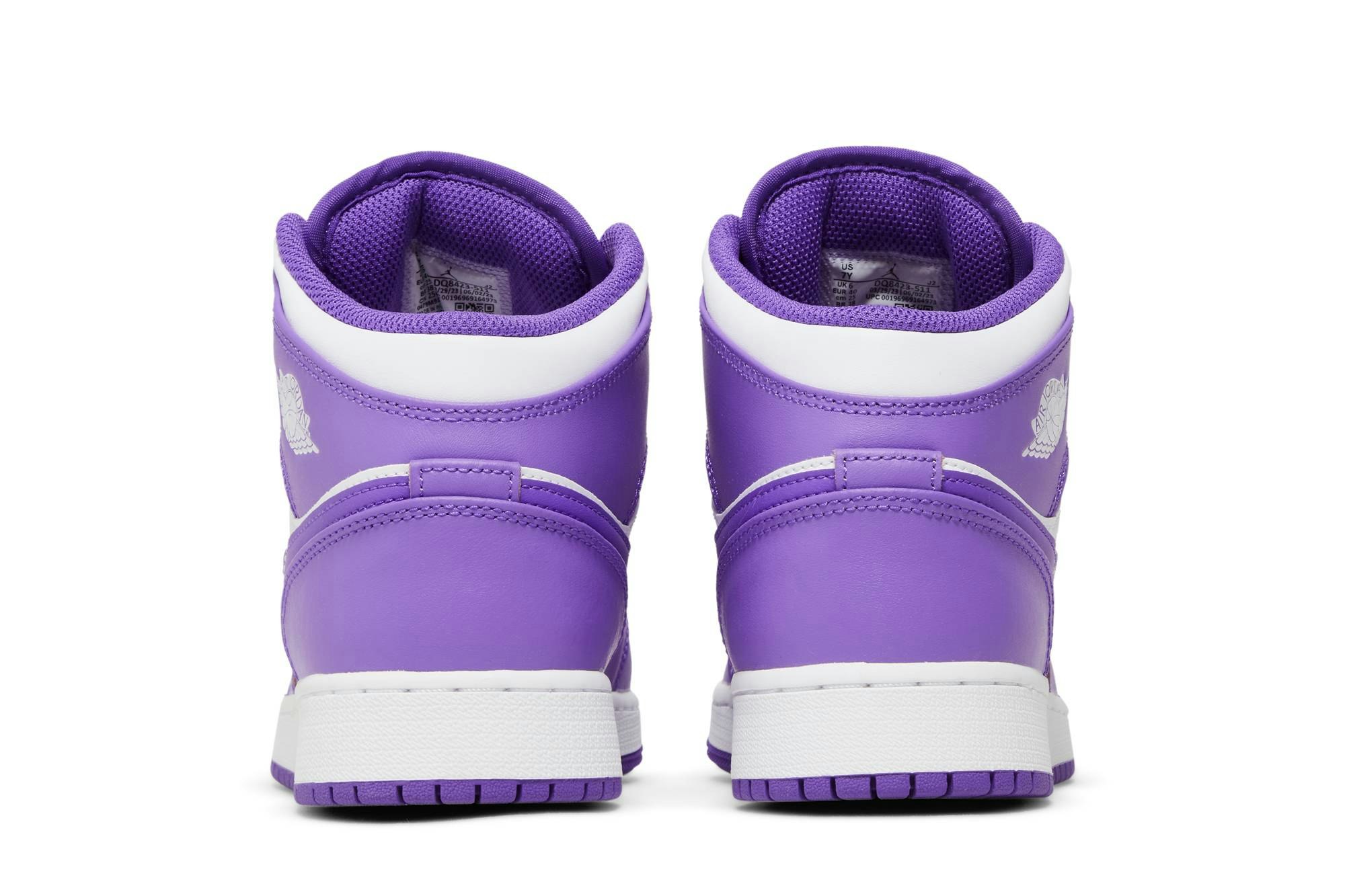 Air Jordan 1 Mid ‚White Purple‘ DQ8423-511