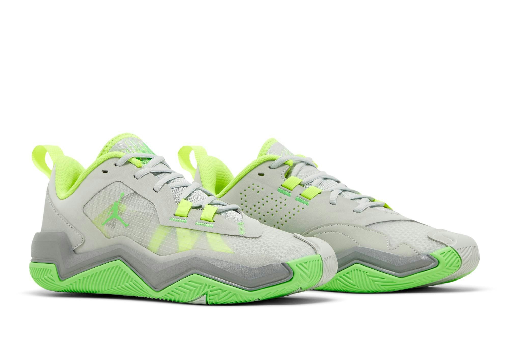 Air Jordan One Take 4 ‚Grey Green Strike‘ DZ3338-003