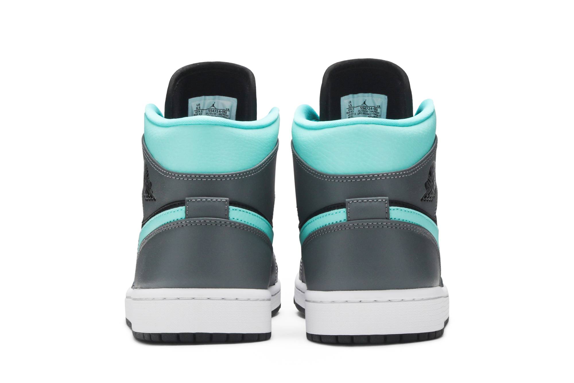 Air Jordan 1 Mid ‚Grey Aqua‘ 554724-063 Domahi store