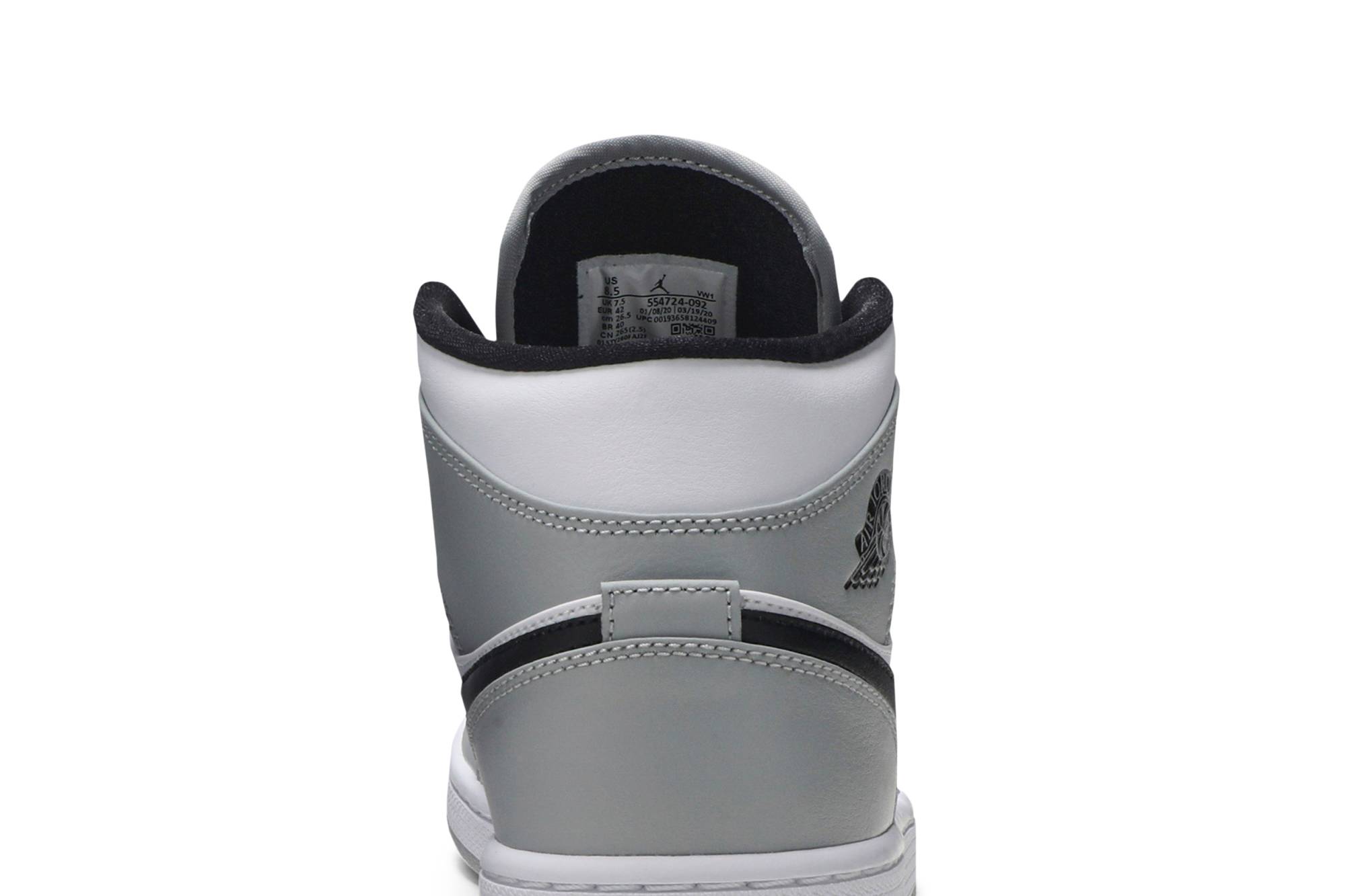 Air Jordan 1 Mid ‚Light Smoke Grey‘ 554724-092 Domahi store