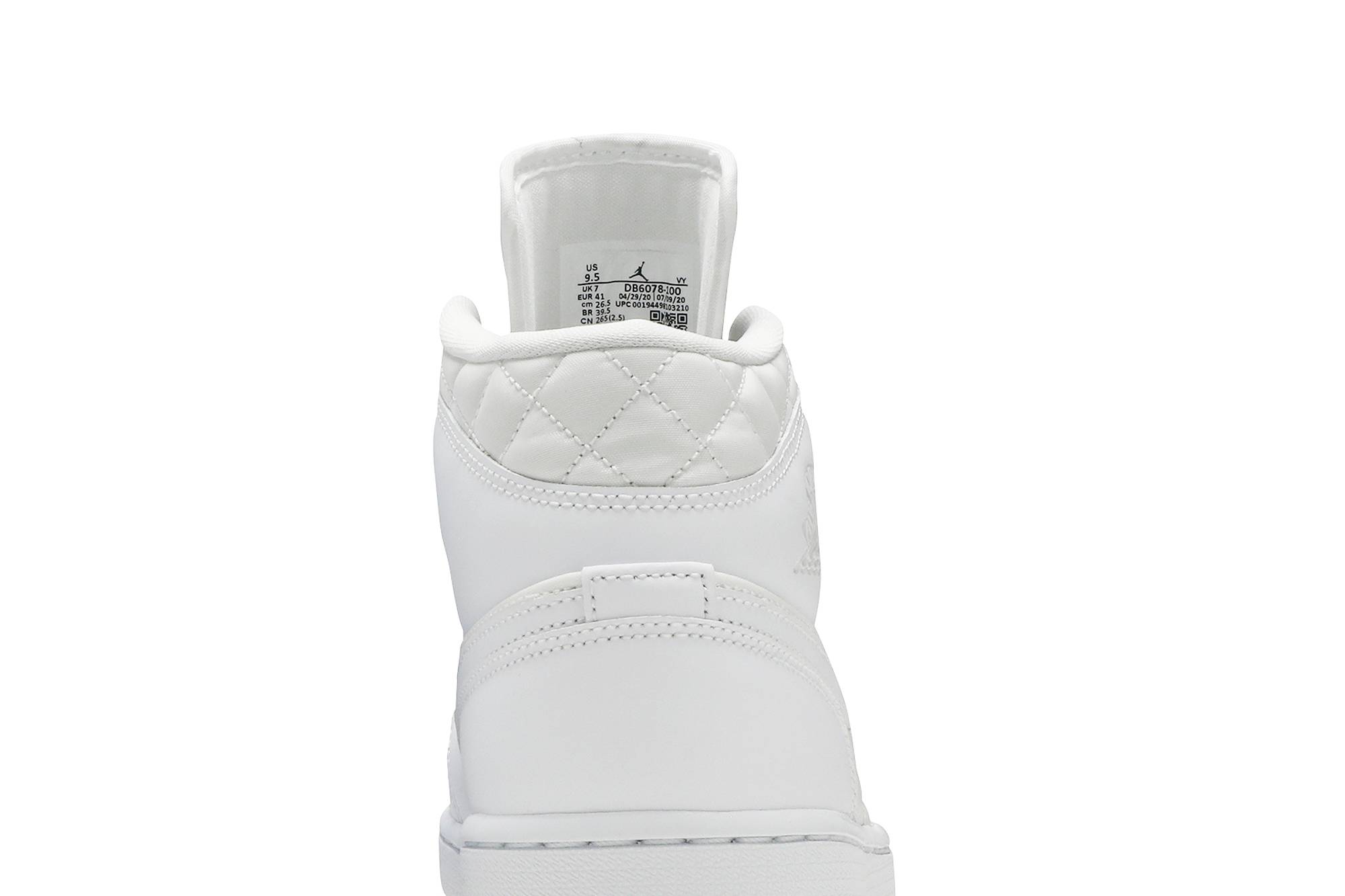 Air Jordan 1 Mid SE ‚White Quilted‘ DB6078-100 Domahi store