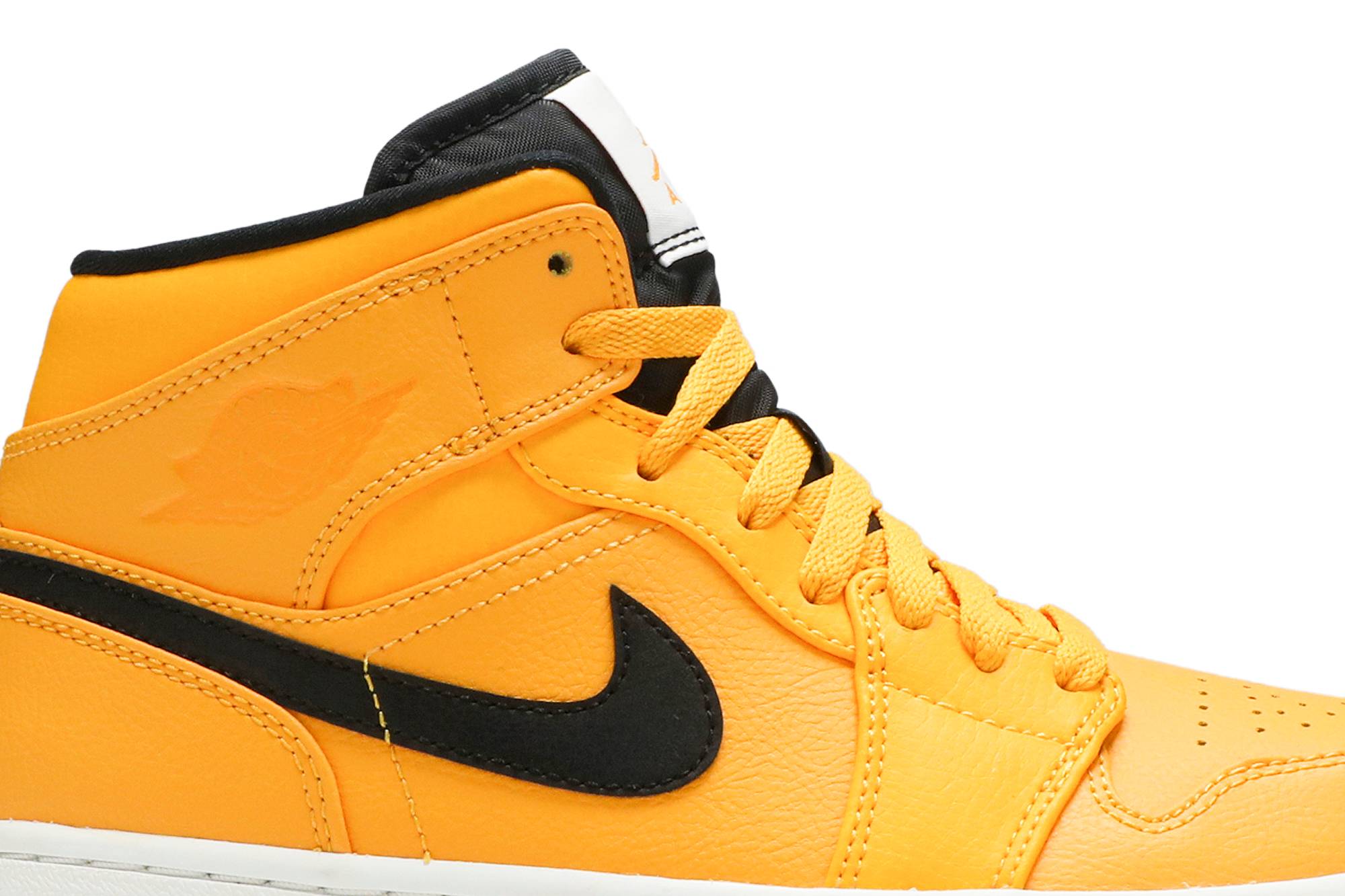 Air Jordan 1 Mid ‚University Gold‘ Black 554724-700 Domahi store