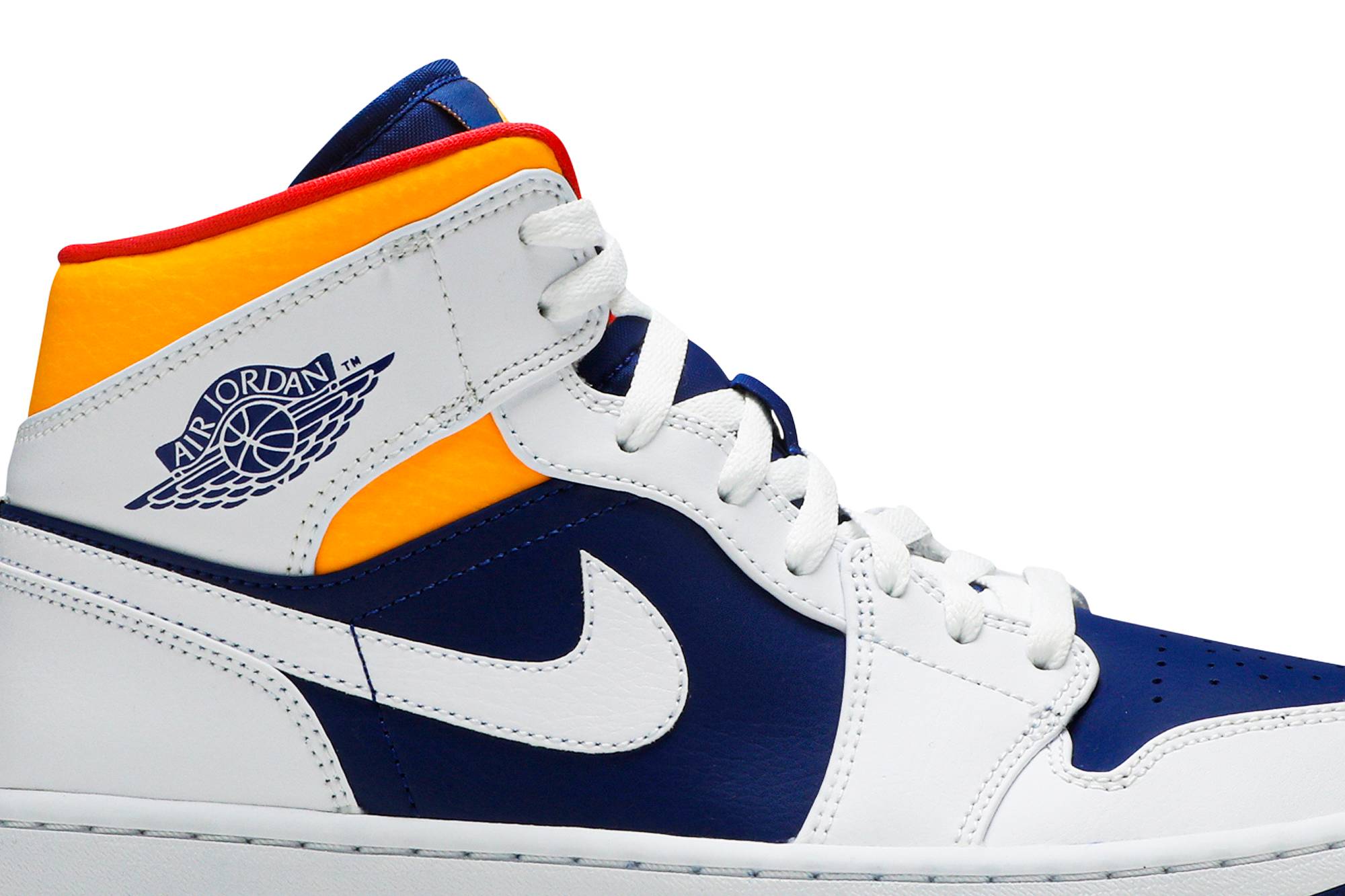 Air Jordan 1 Mid ‚White Deep Royal Blue‘ 554724-131 Domahi store