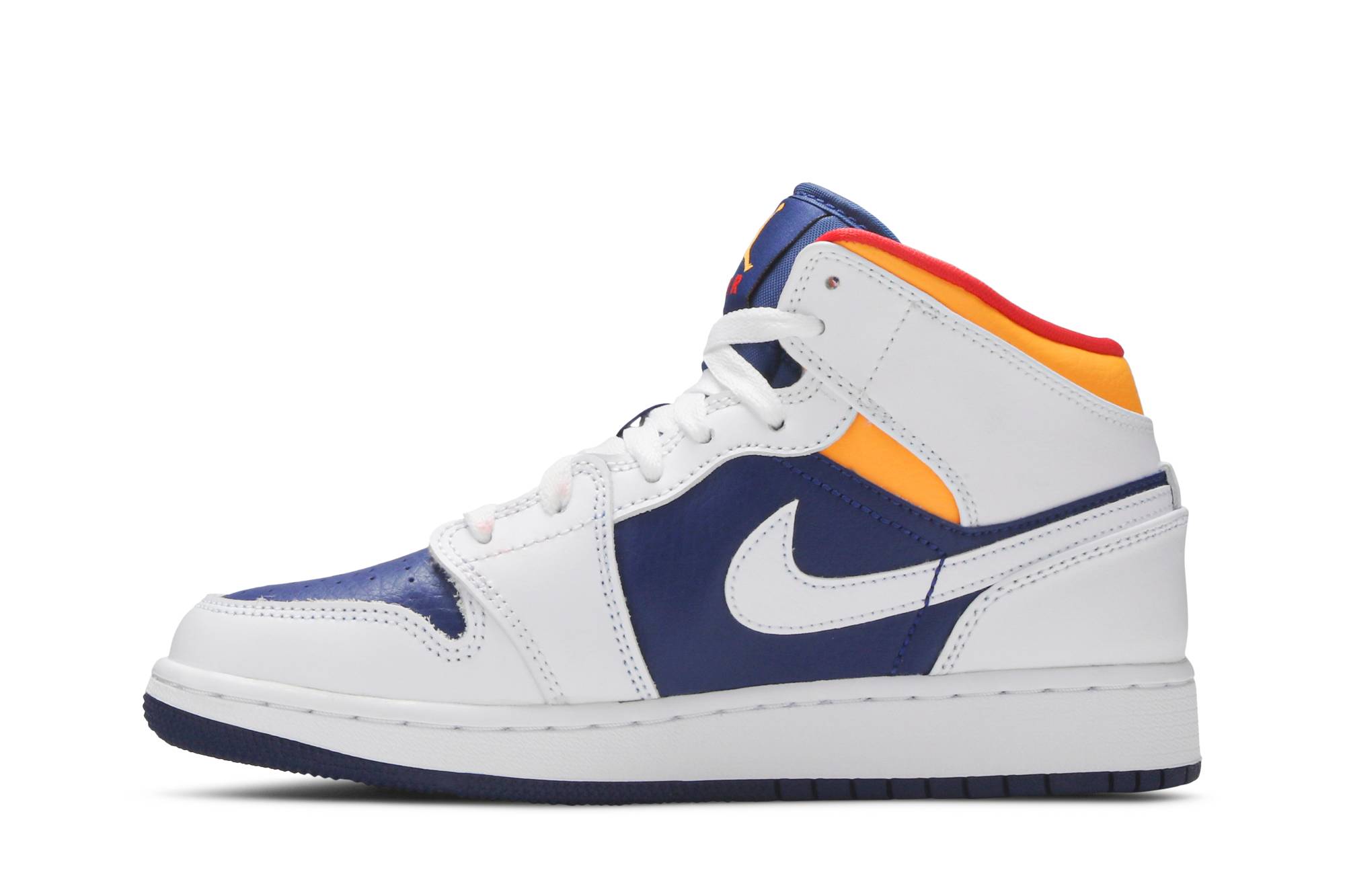 Air Jordan 1 Mid ‚White Deep Royal Blue‘ 554725-131 Domahi store