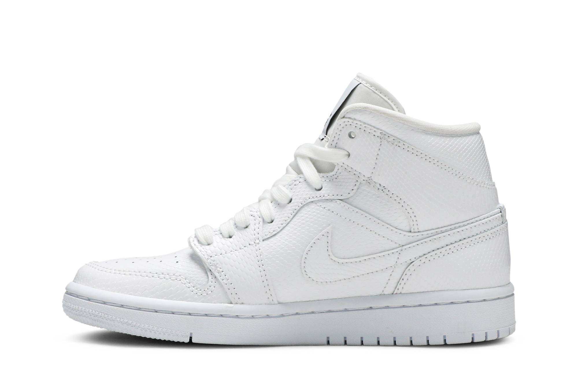 Air Jordan 1 Mid ‚White Snakeskin‘ BQ6472-110 Domahi store
