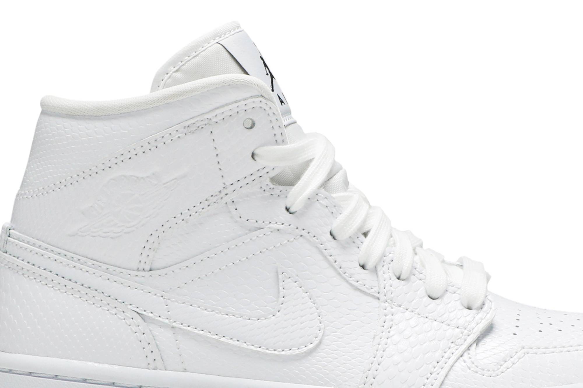 Air Jordan 1 Mid ‚White Snakeskin‘ BQ6472-110 Domahi store