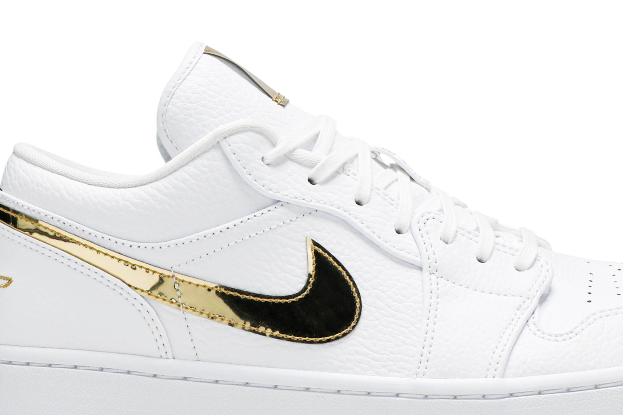 Air Jordan 1 Retro Low ‚White Metallic Gold‘ CZ4776-100 Domahi store