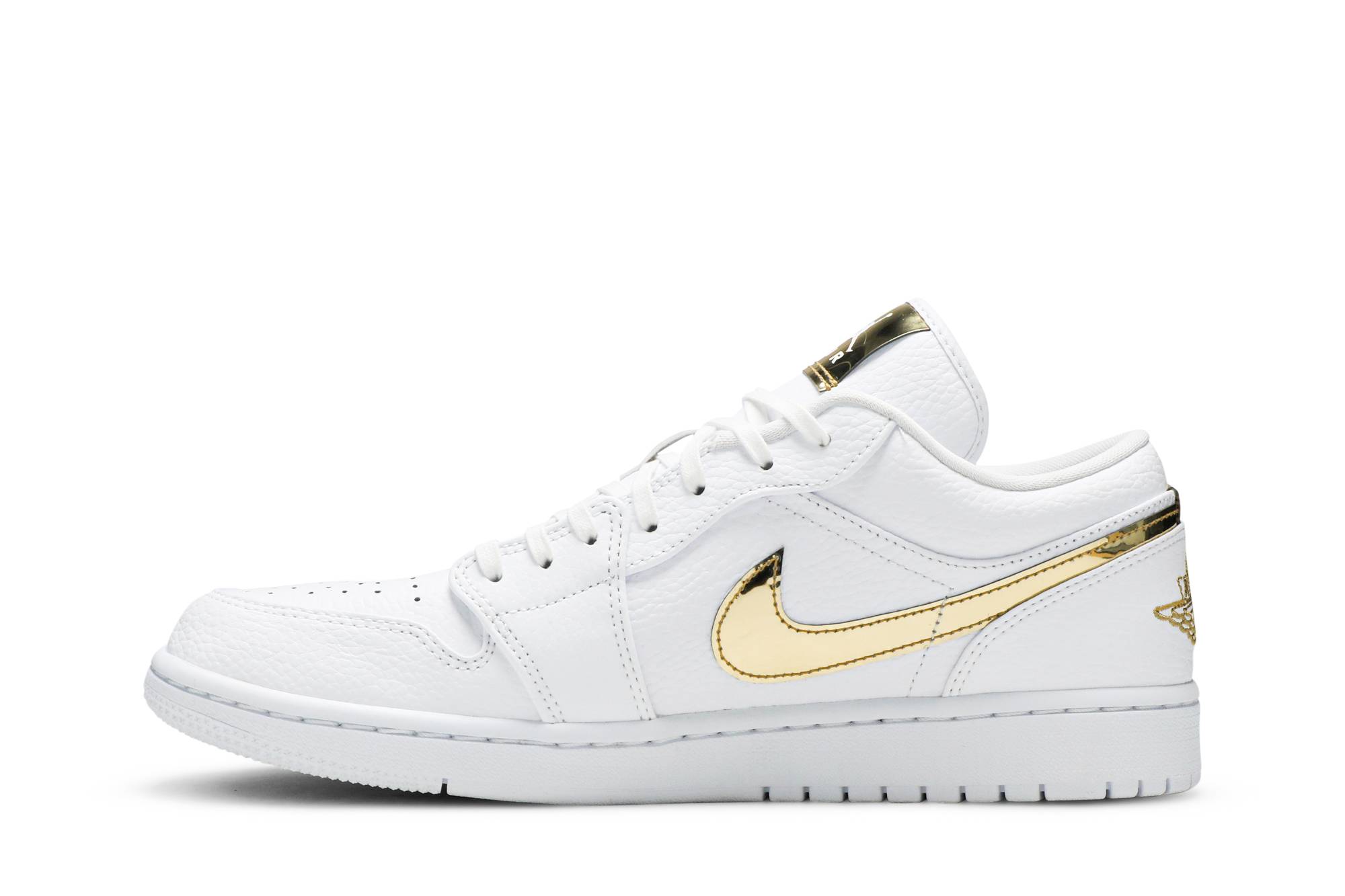 Air Jordan 1 Retro Low ‚White Metallic Gold‘ CZ4776-100 Domahi store