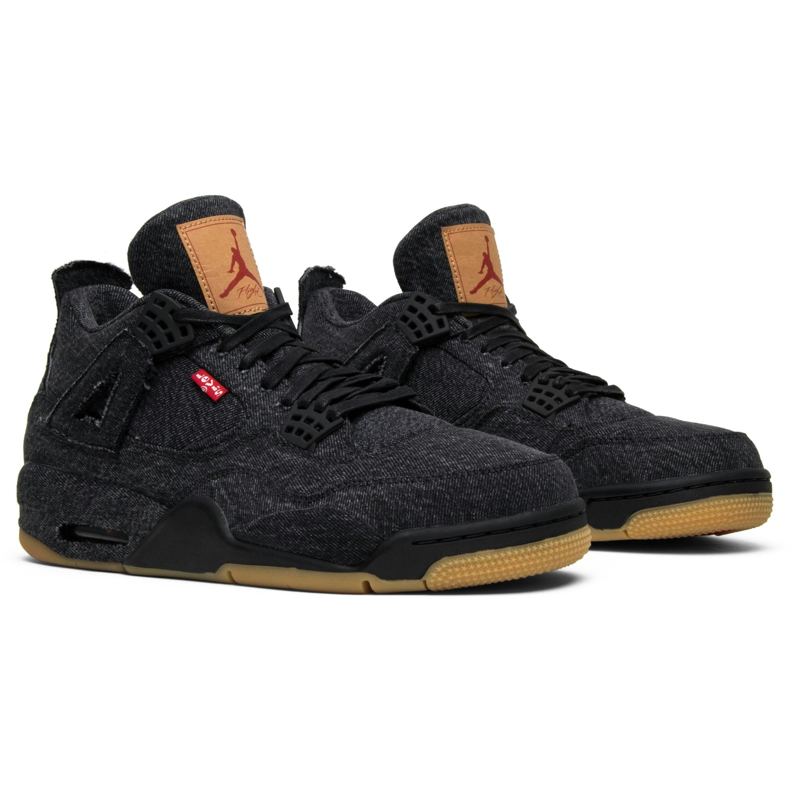 Levi’s x Air Jordan 4 Retro ‚Black Denim‘ (Blank Tag) AO2571-001 Domahi store