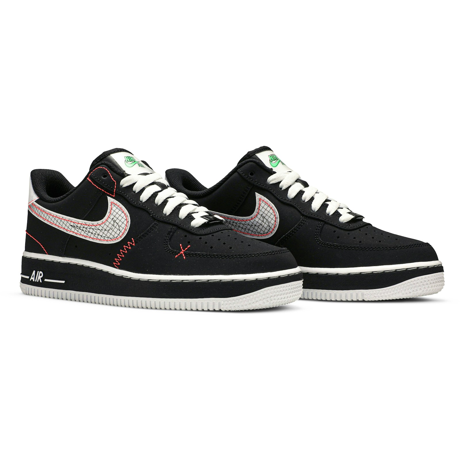 Nike Air Force 1 ’07 LV8 ‚Crimson Exposed Stitching‘ CU6646-001 Domahi store