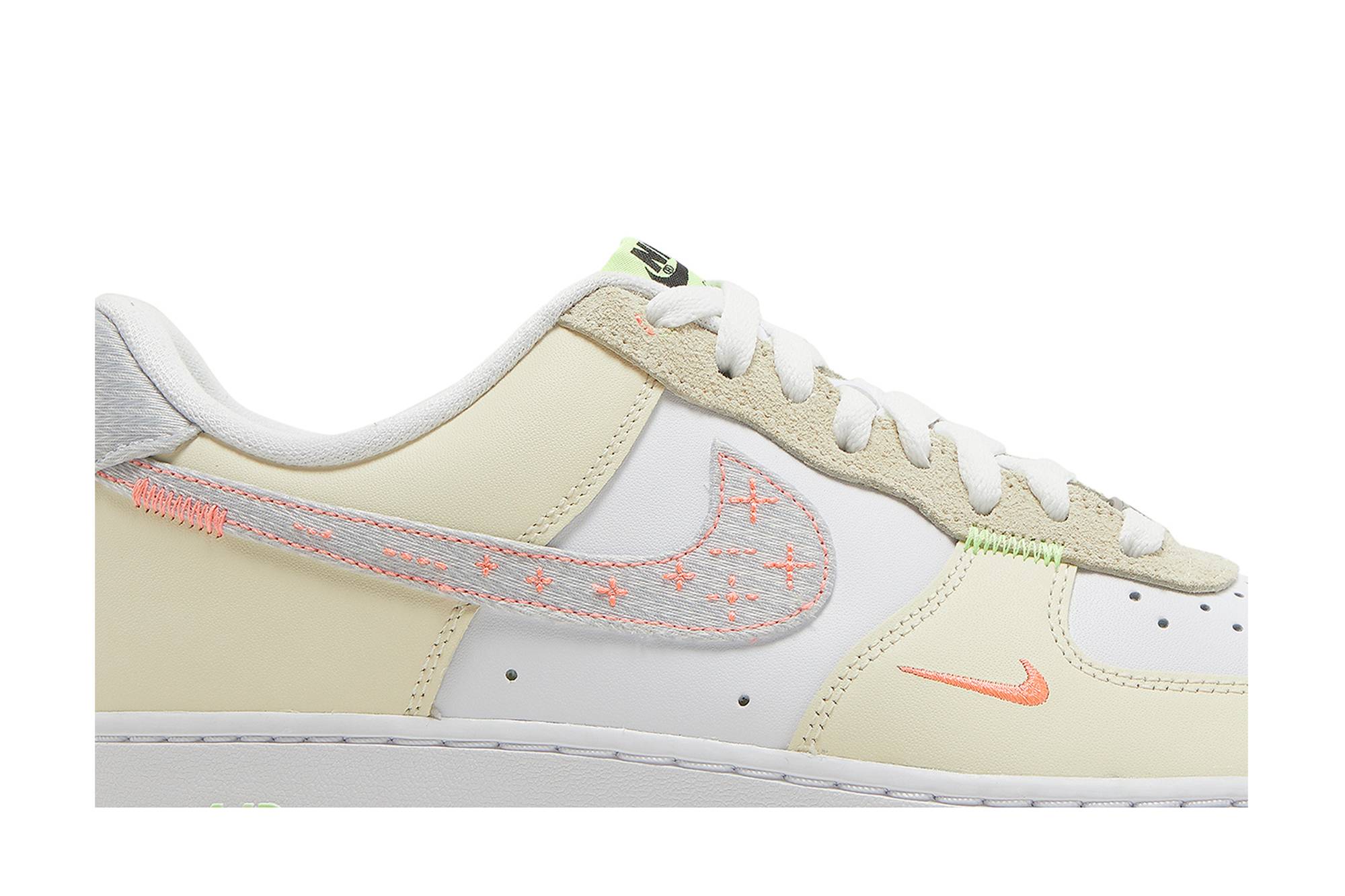 Nike Air Force 1 ’07 LV8 ‚Just Stitch It – White Shade Green‘ FB1852-111 Domahi store