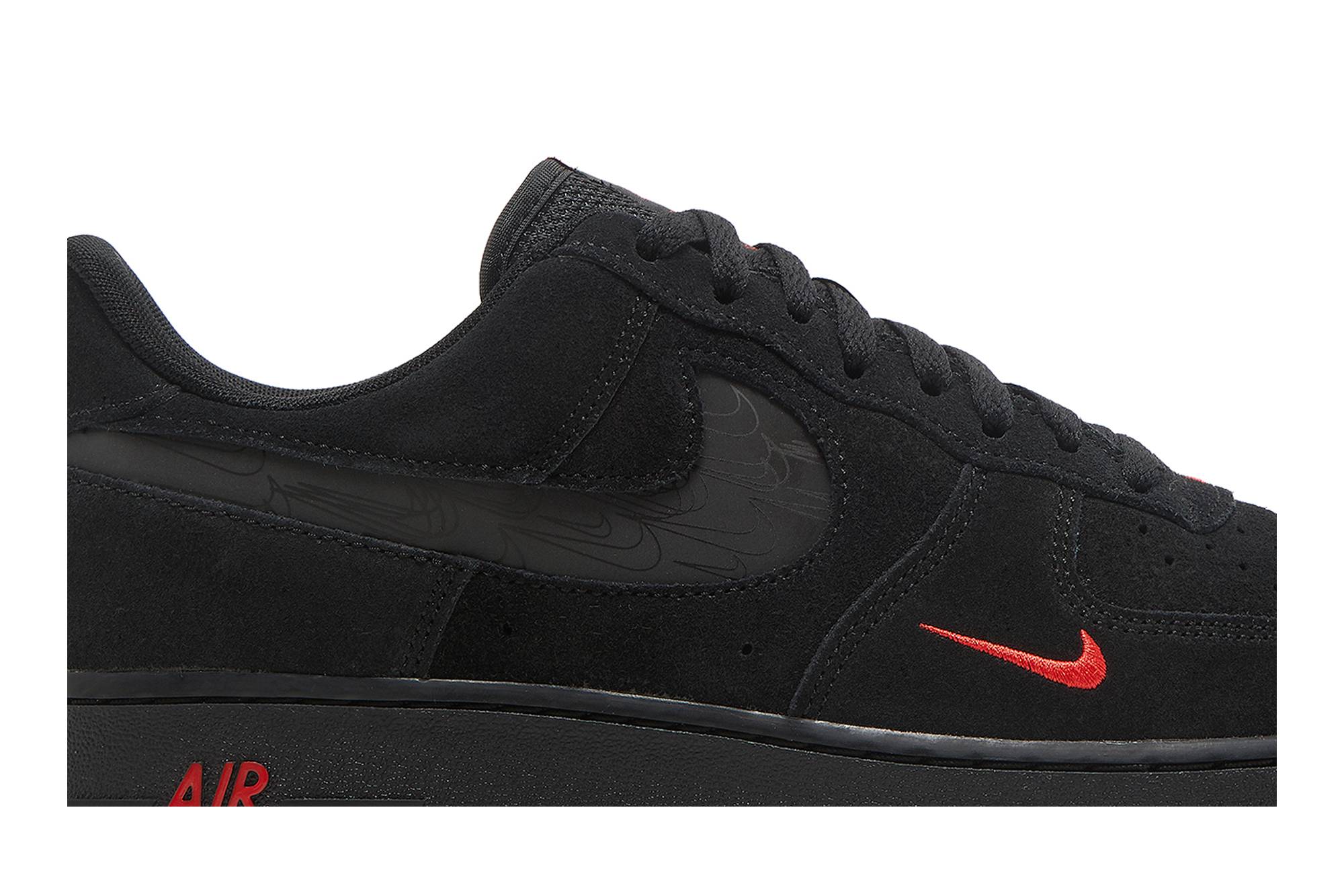Nike Air Force 1 Low ‚Multi-Swoosh Black Orange‘ DZ4514-001 Domahi store