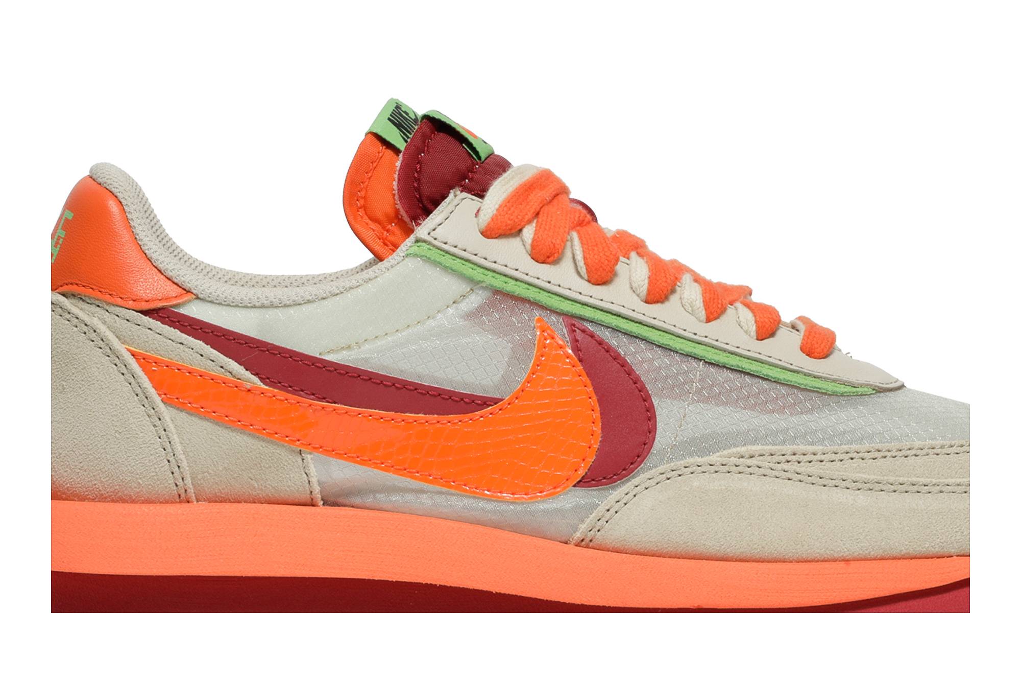 sacai x CLOT x Nike LDWaffle ‚Net Orange Blaze‘ DH1347-100 Domahi store