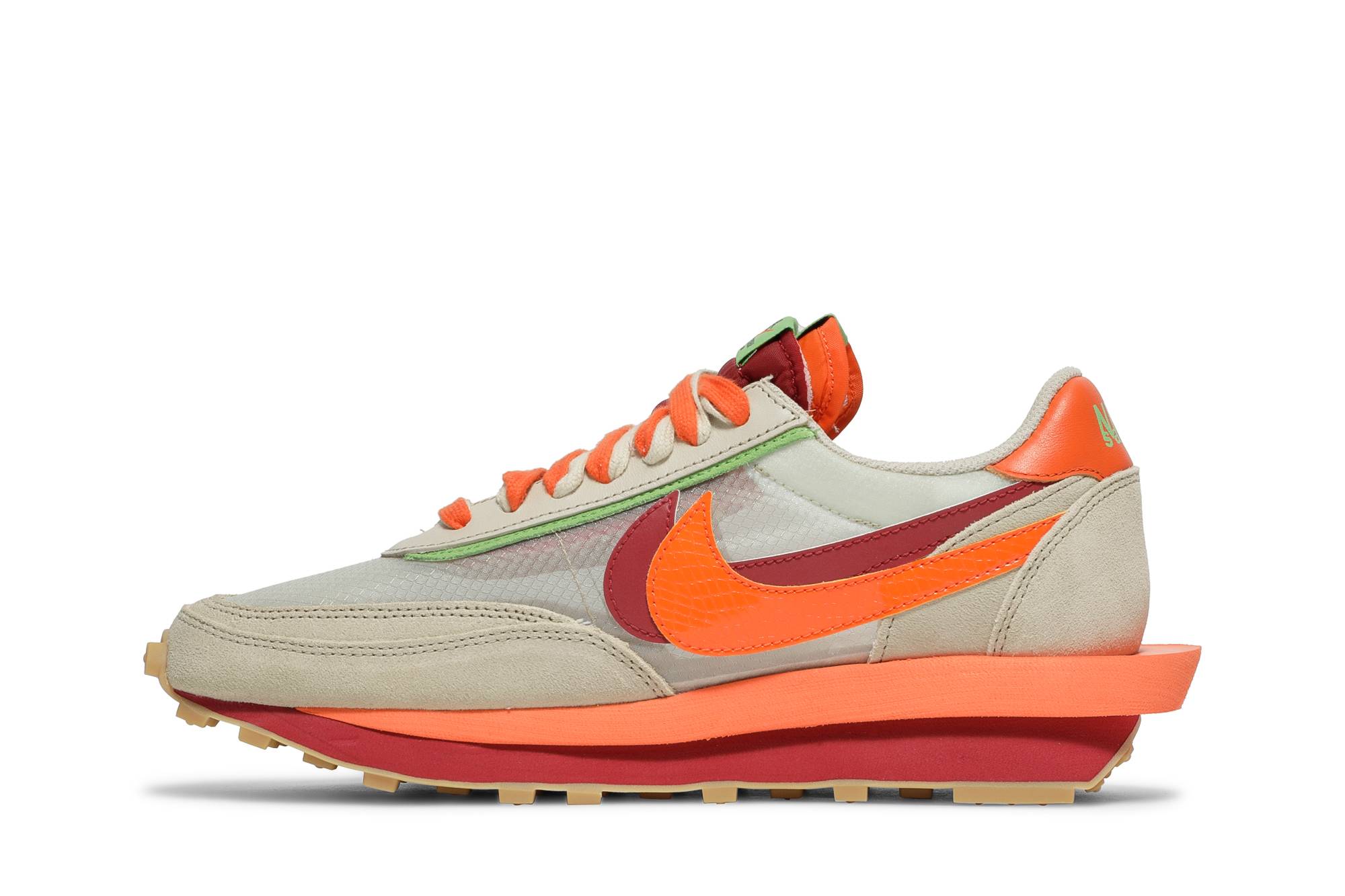 sacai x CLOT x Nike LDWaffle ‚Net Orange Blaze‘ DH1347-100 Domahi store