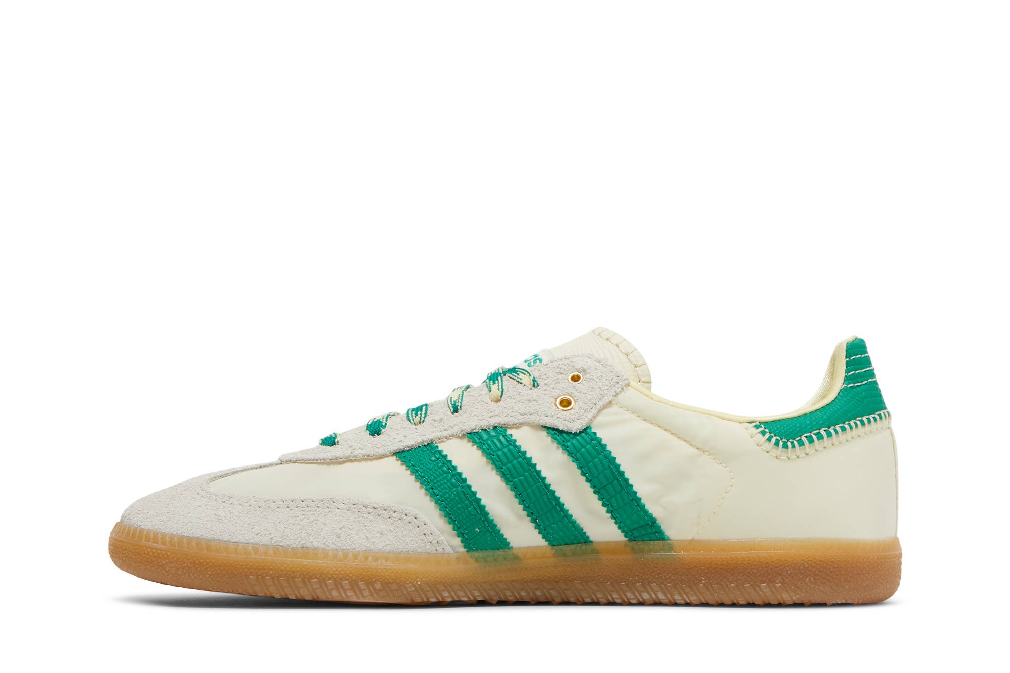 Wales Bonner x adidas Samba ‚Cream White Bold Green‘ GY4344 Domahi store