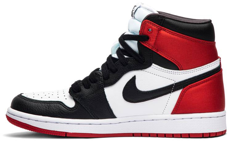 Air Jordan 1 Retro High Satin Black Toe’ CD0461-016 Mattress Sneaker Store