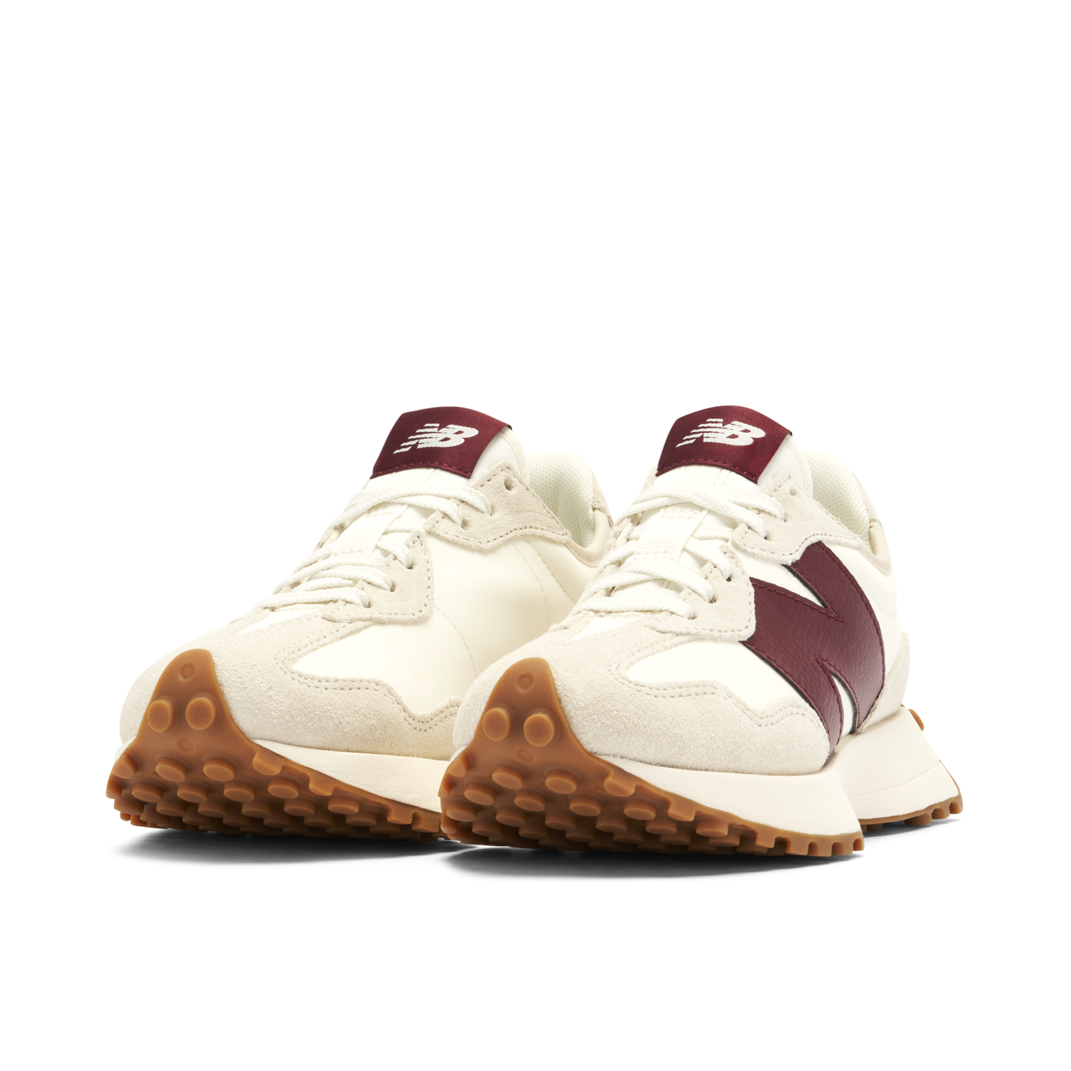 New Balance 327 Moonbeam Classic Burgundy Womens WS327KA Mattress Sneaker Store