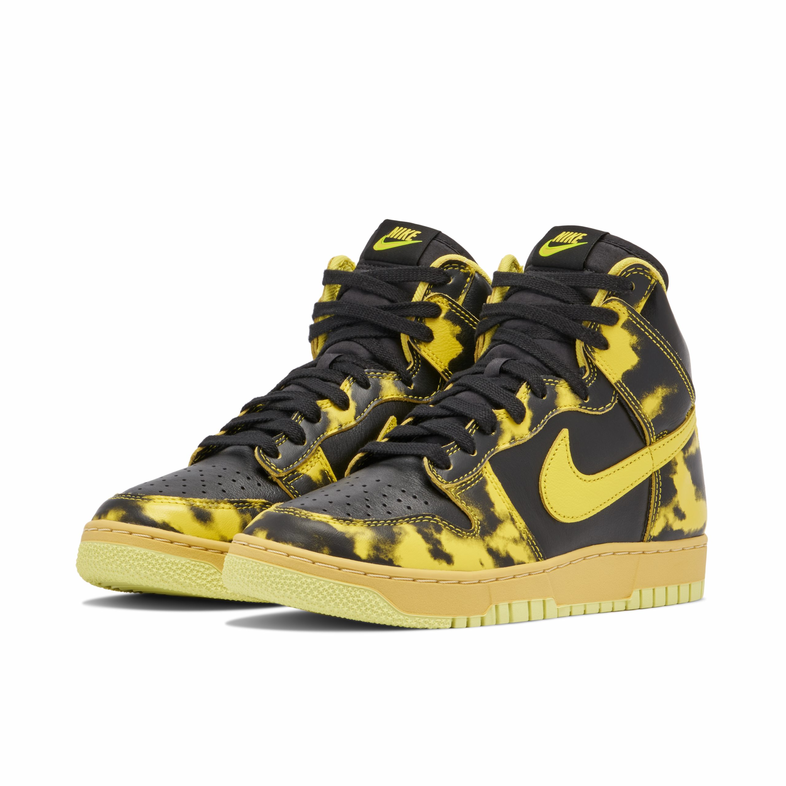 Nike Dunk High 1985 Yellow Acid Wash DD9404-001 Mattress Sneaker Store