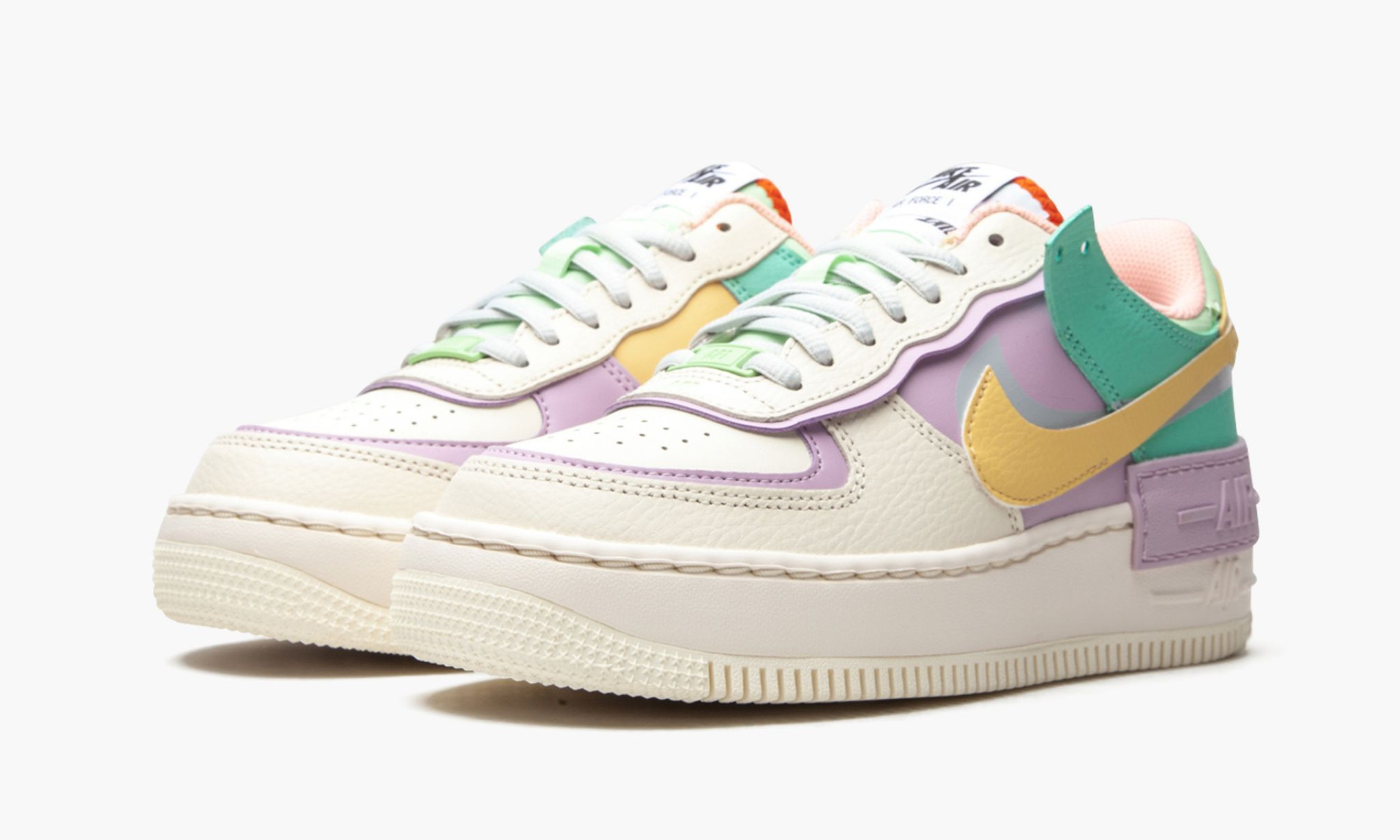 W AF1 Shadow “Pale Ivory / Pastel Multicolor” Mattress Sneaker Store