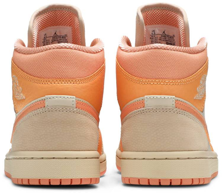 Wmns Air Jordan 1 Mid ‘Apricot’ DH4270-800 Mattress Sneaker Store