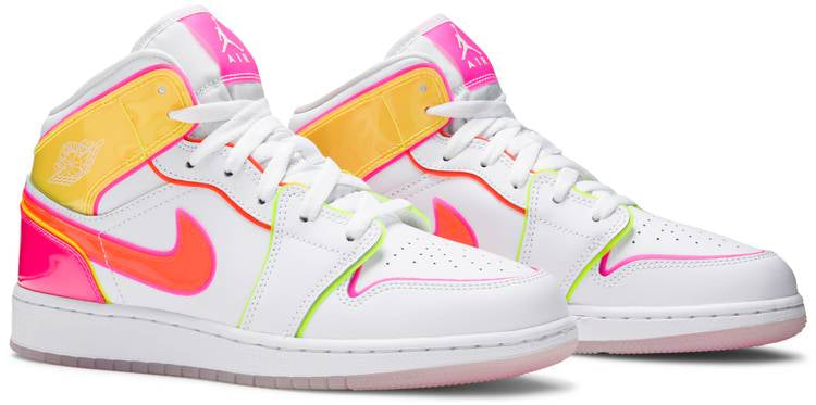 Wmns Air Jordan 1 Mid SE ‘Edge Glow’ CV4611-100 Mattress Sneaker Store