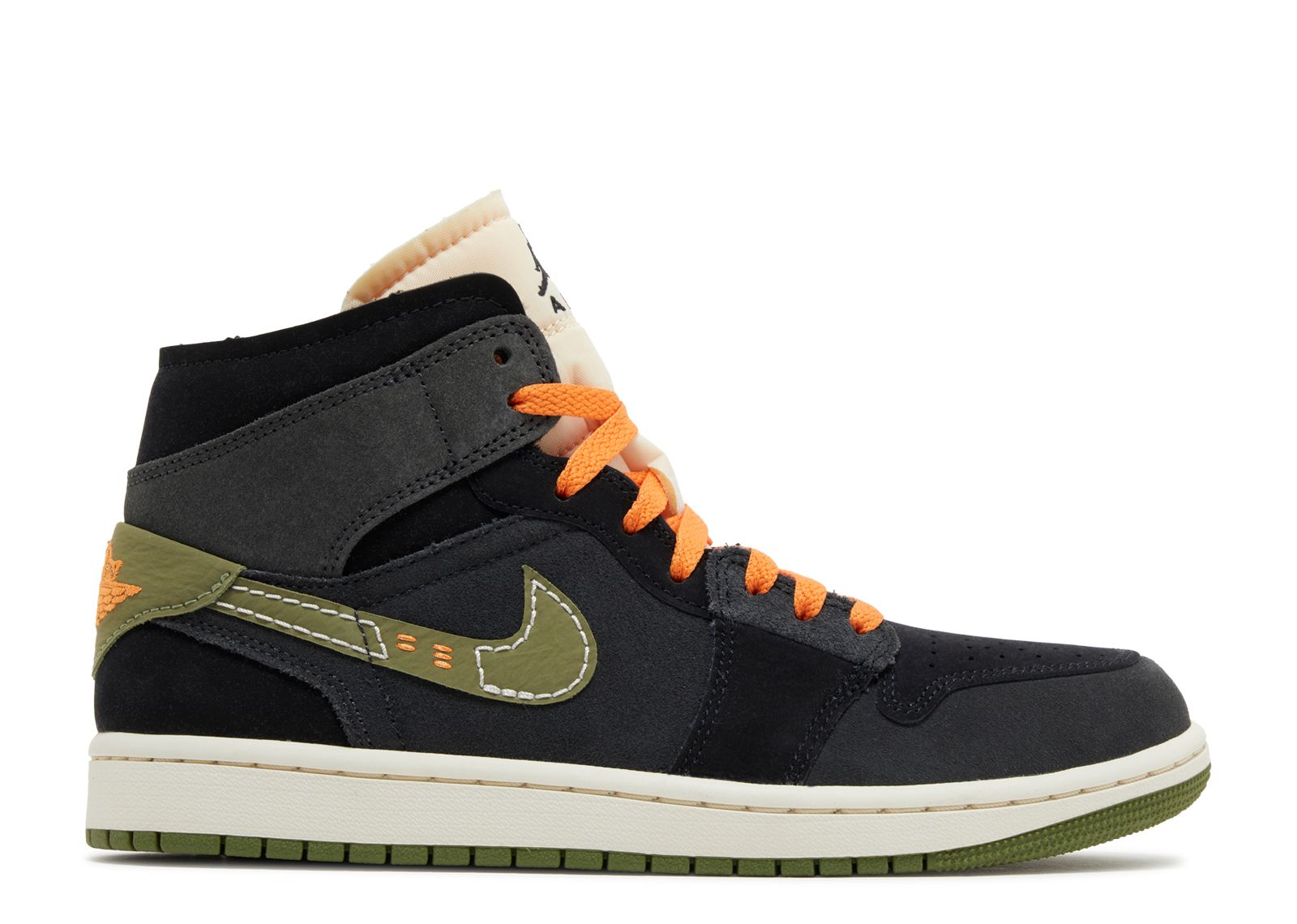 Air Jordan 1 Mid SE Craft ‘Anthracite Sky J Light Olive’ FD6817-003