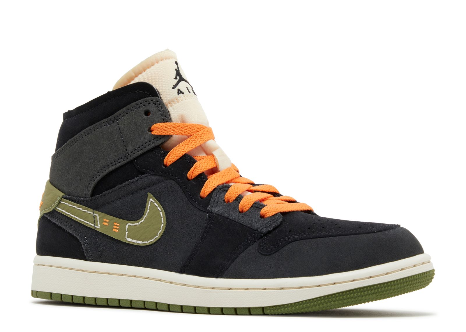 Air Jordan 1 Mid SE Craft ‘Anthracite Sky J Light Olive’ FD6817-003