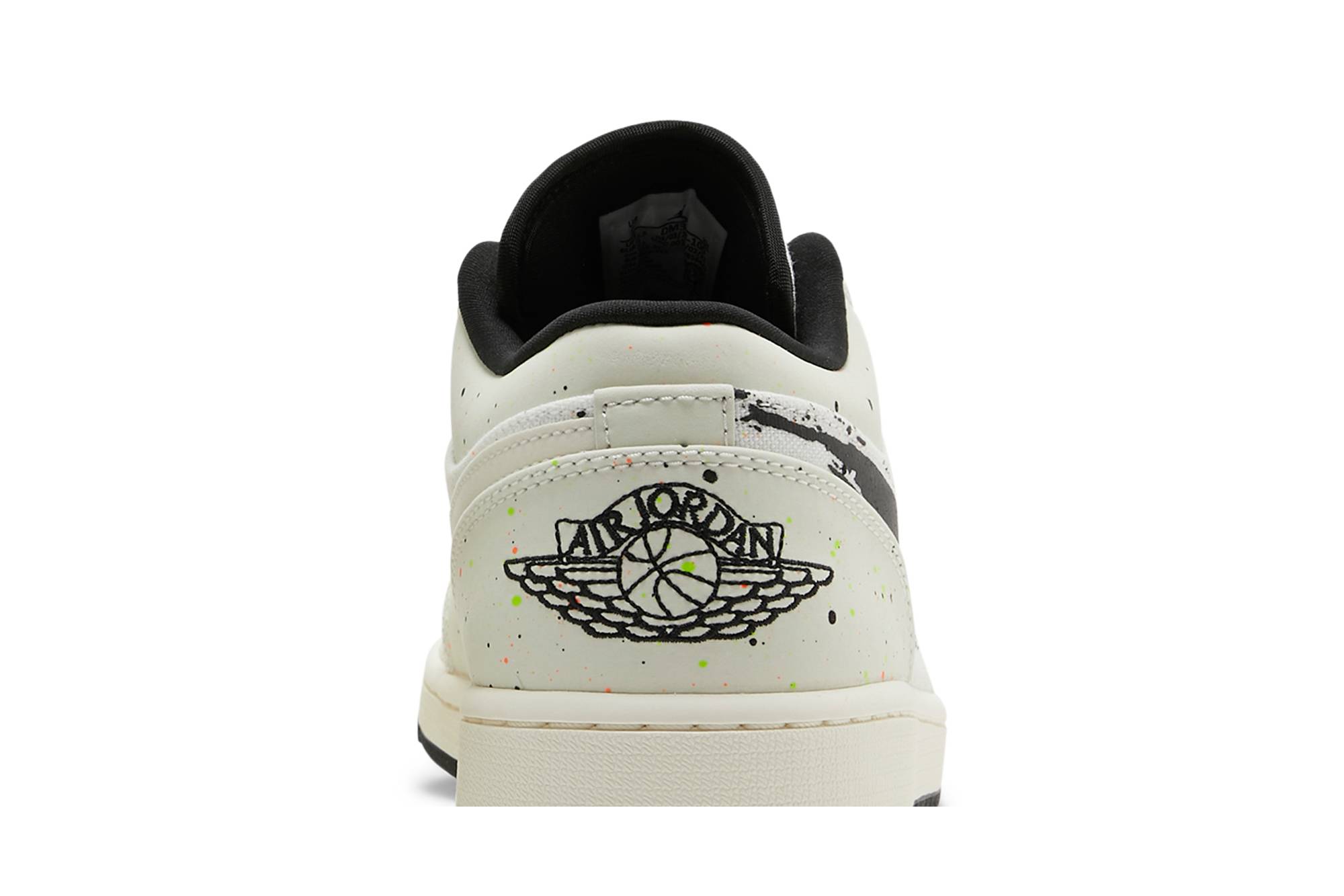 Air Jordan 1 Low ‘Brushstroke Swoosh – Paint Splatter’ DM3528-100 Domahi store