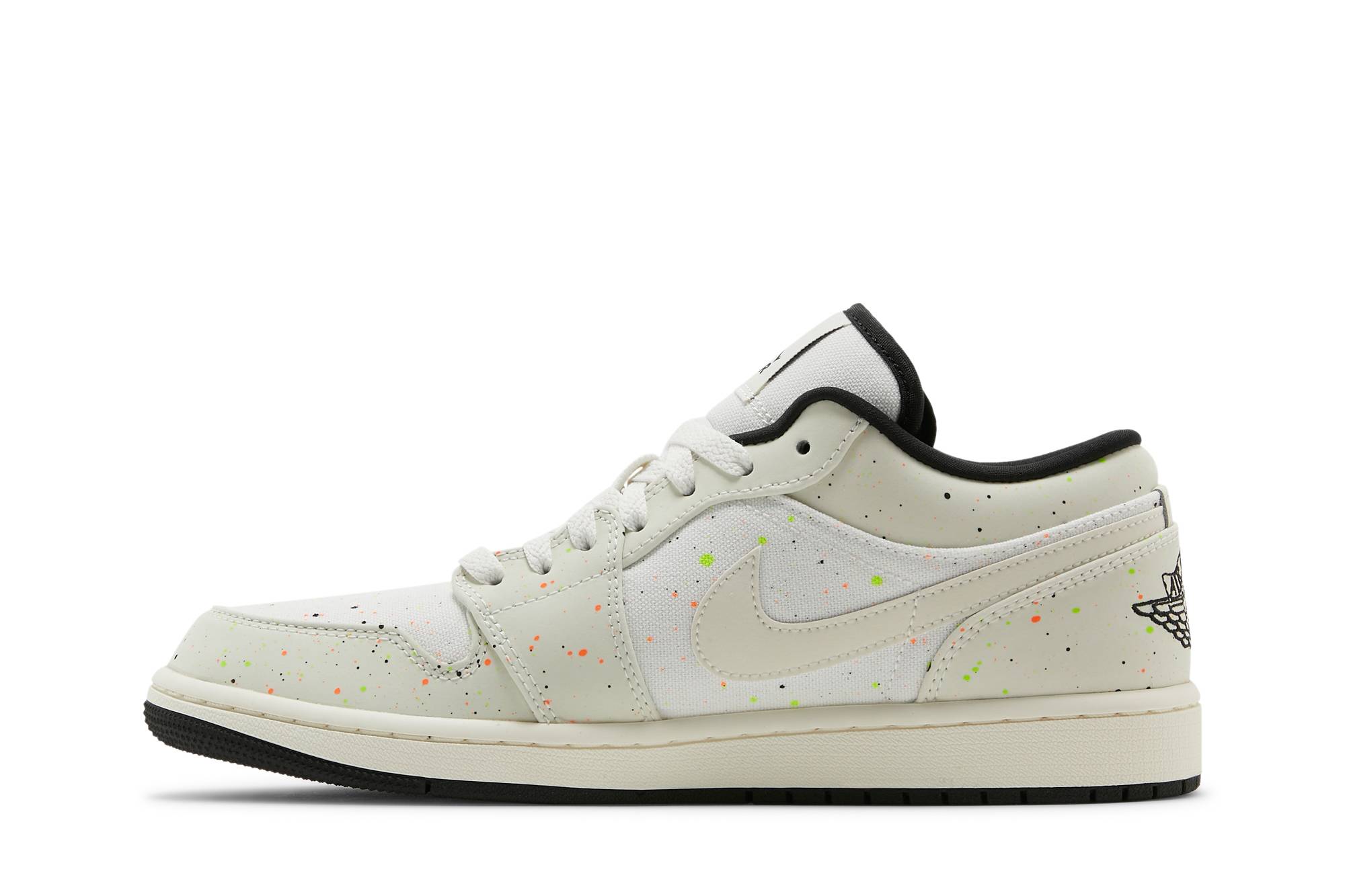 Air Jordan 1 Low ‘Brushstroke Swoosh – Paint Splatter’ DM3528-100 Domahi store