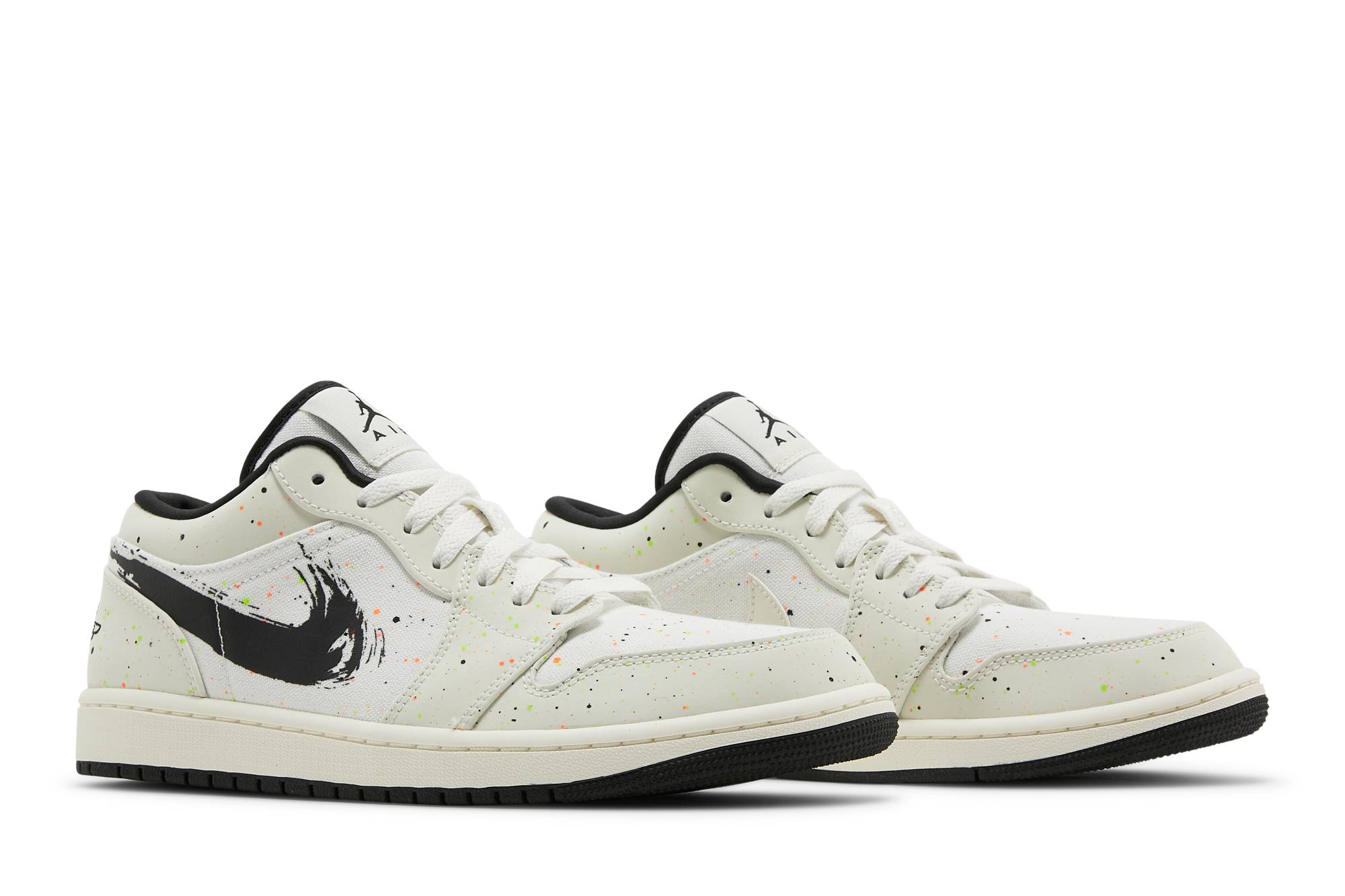 Air Jordan 1 Low ‘Brushstroke Swoosh – Paint Splatter’ DM3528-100 Domahi store