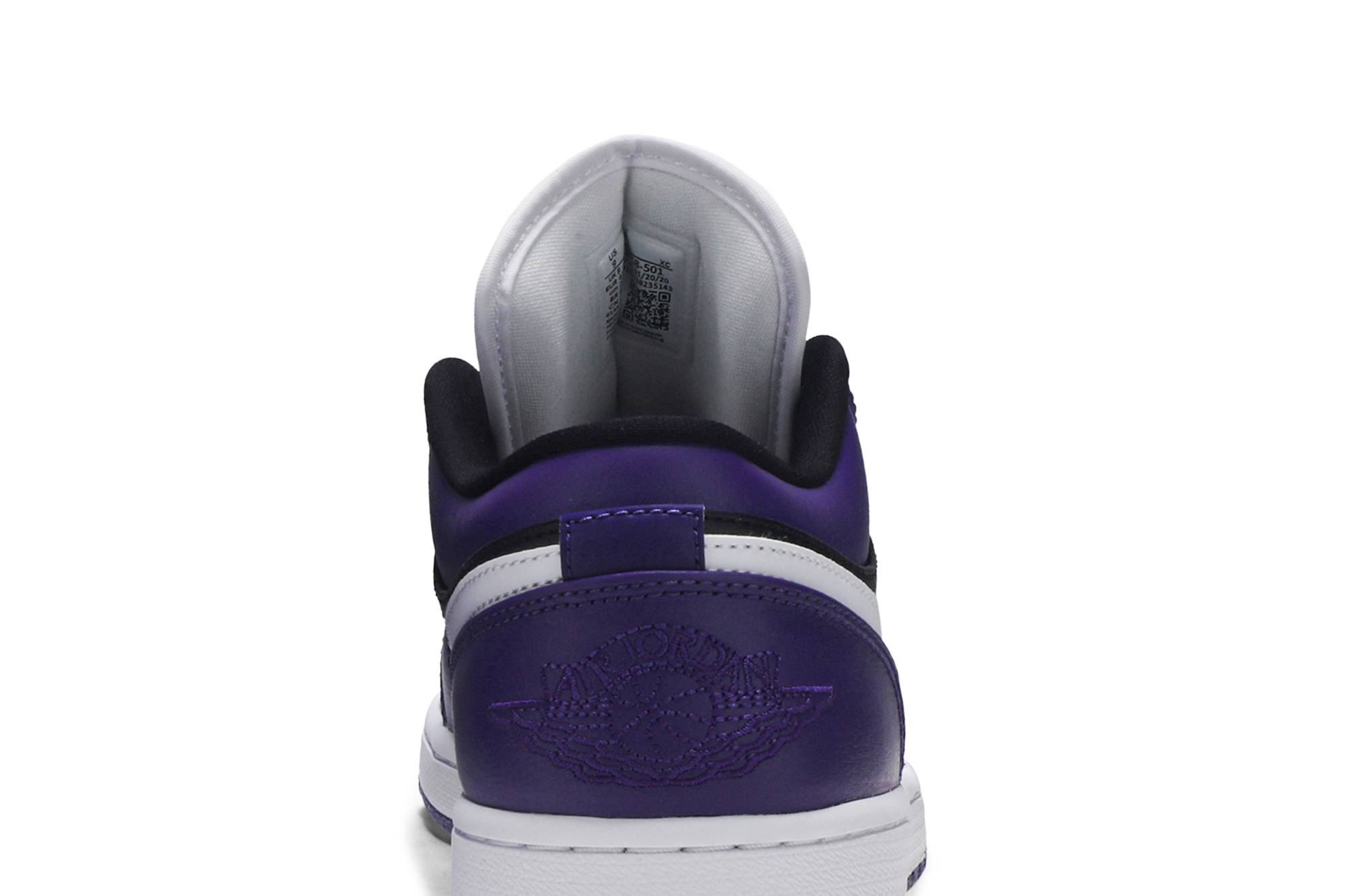 Air Jordan 1 Low ‘Court Purple Black’ 553558-501 Domahi store