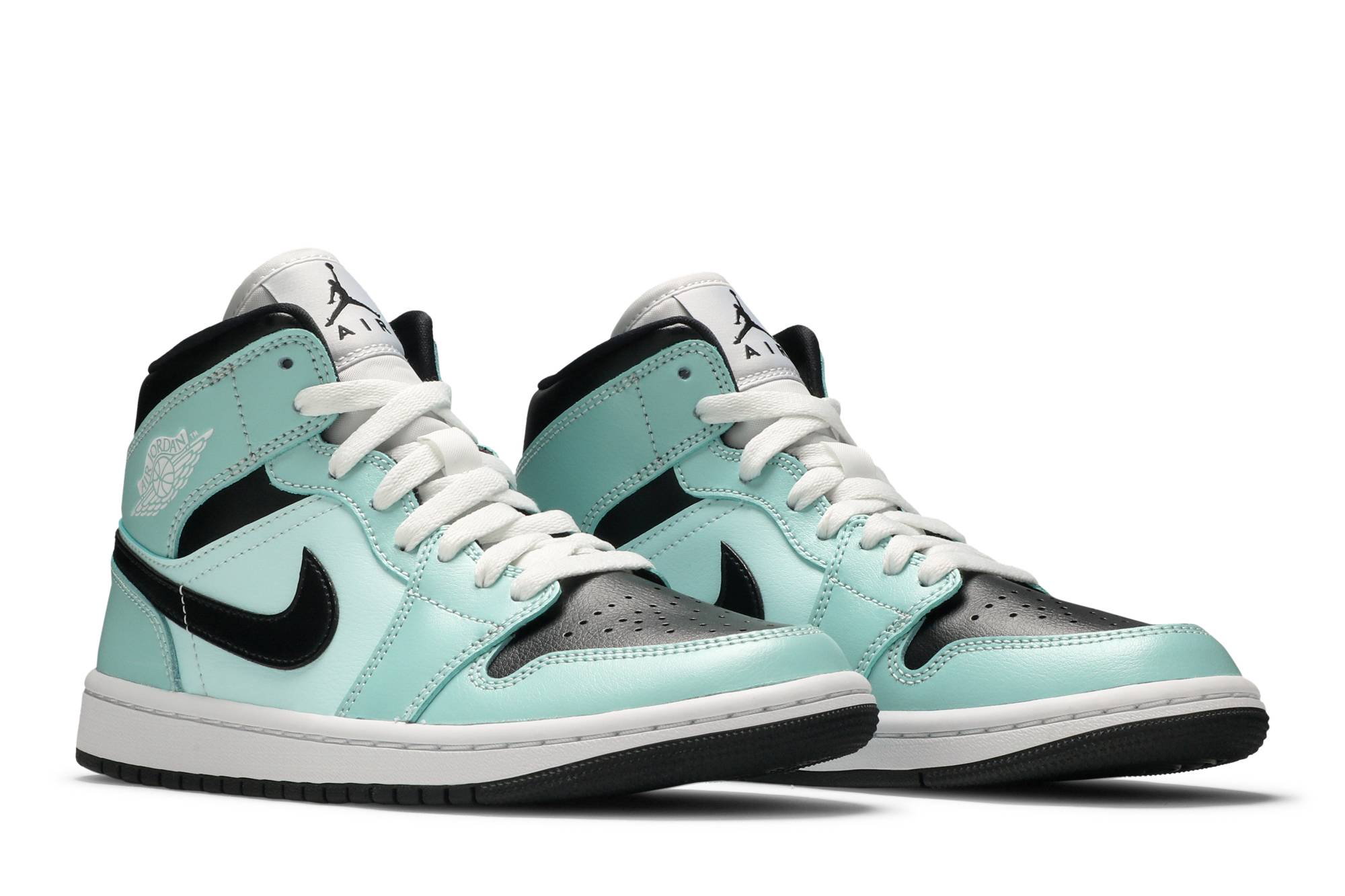 Air Jordan 1 Mid ‘Aqua Black’ BQ6472-300 Domahi store
