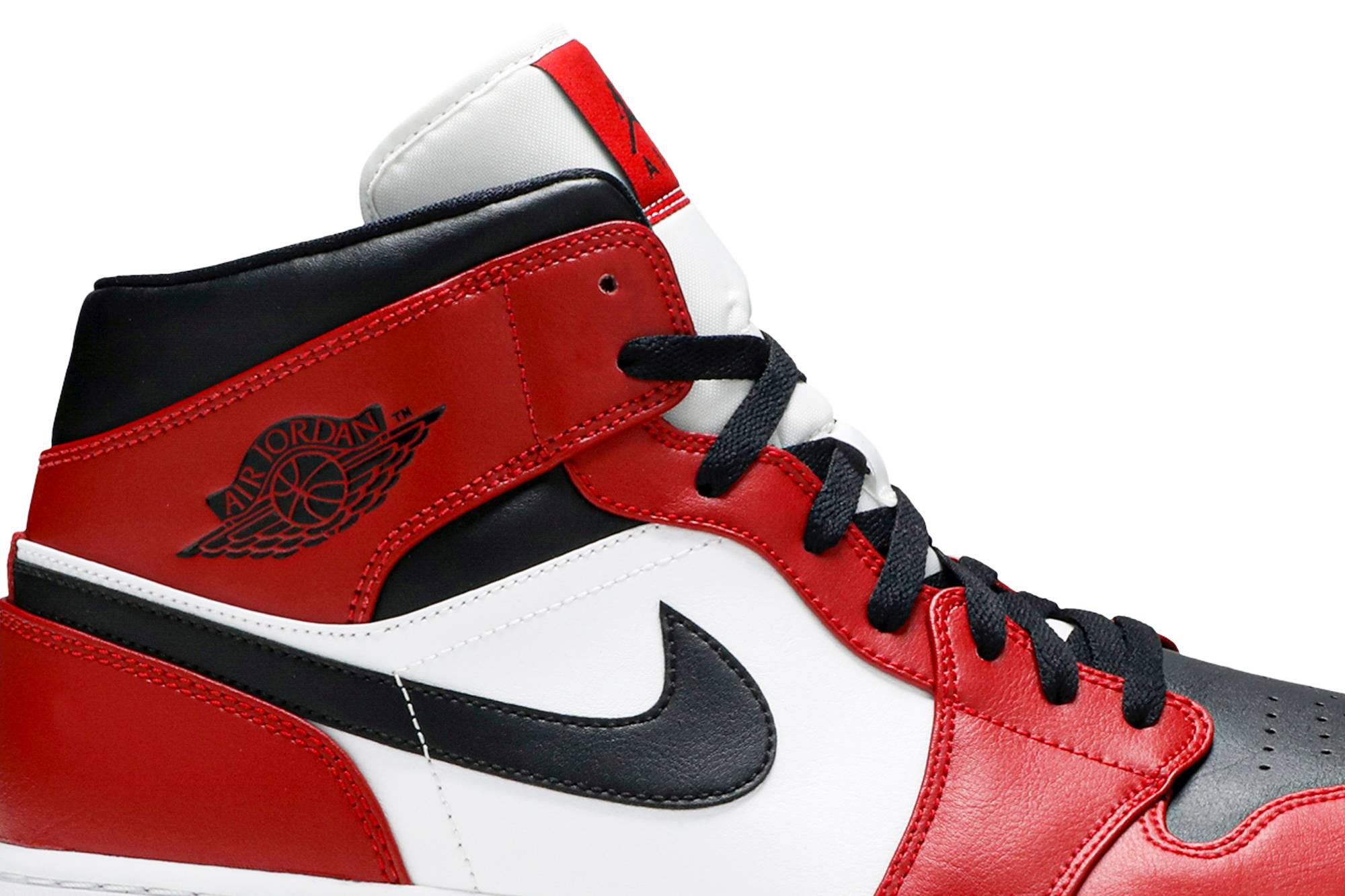 Air Jordan 1 Mid ‘Chicago Black Toe’ 554724-069 Domahi store