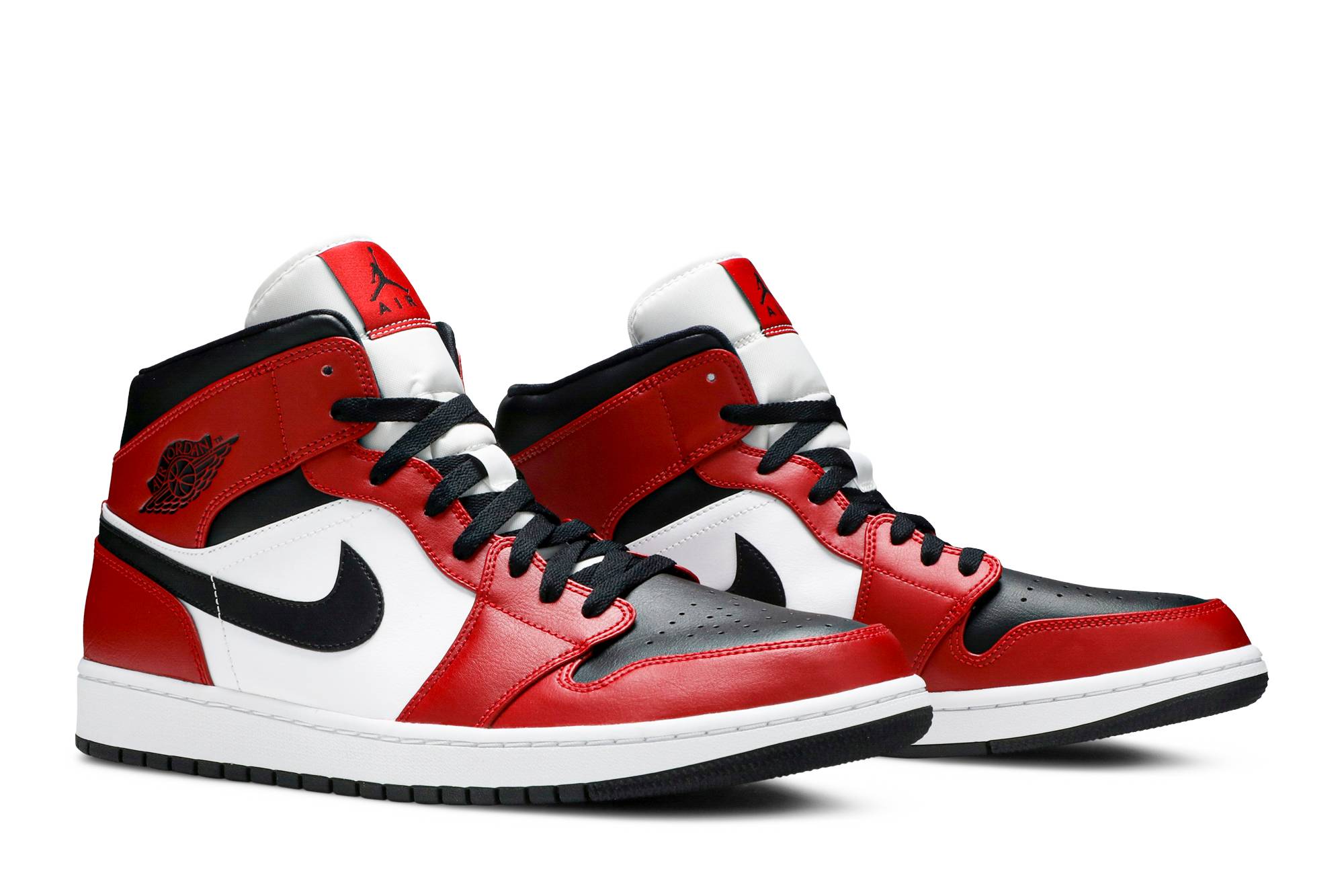 Air Jordan 1 Mid ‘Chicago Black Toe’ 554724-069 Domahi store
