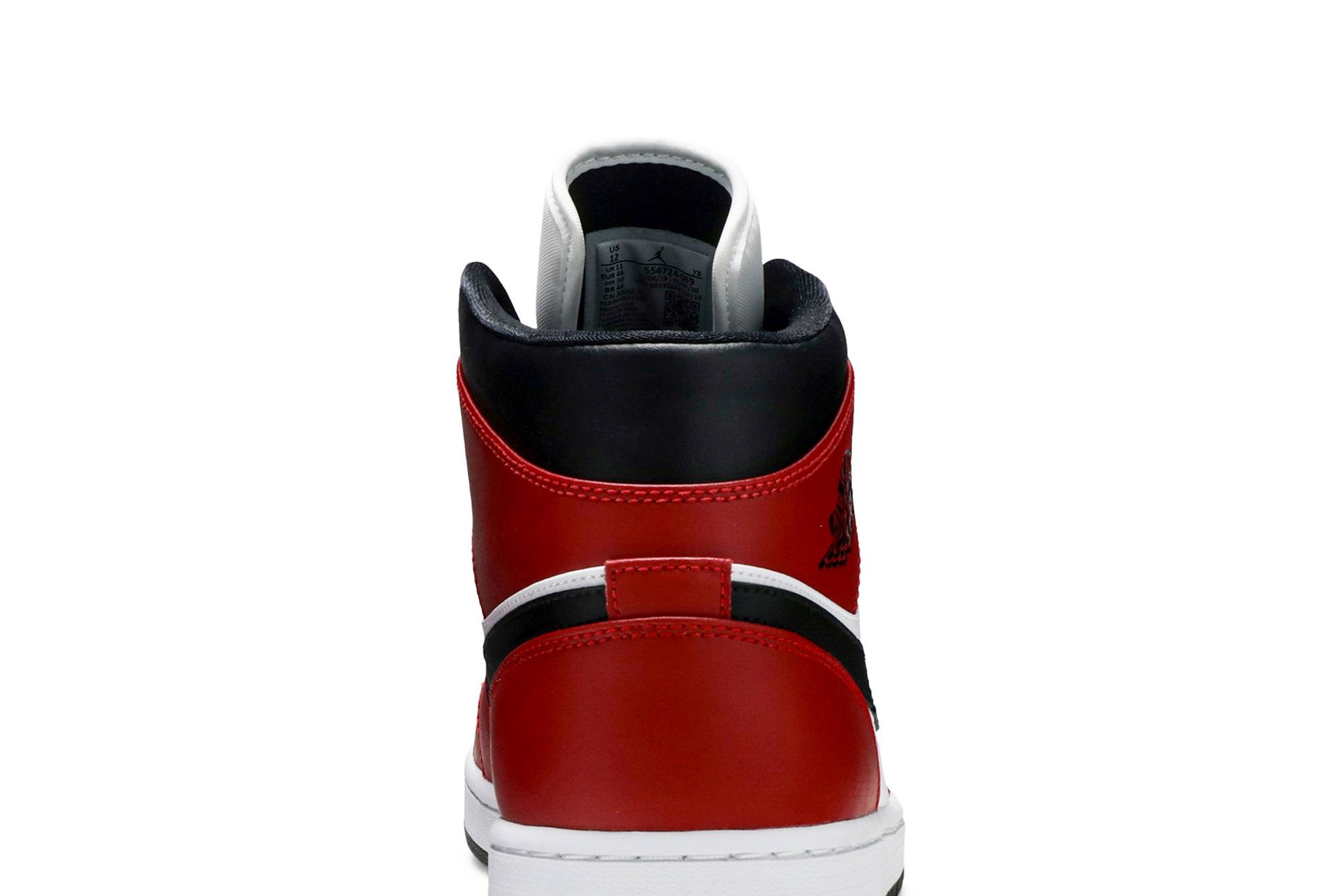 Air Jordan 1 Mid ‘Chicago Black Toe’ 554724-069 Domahi store
