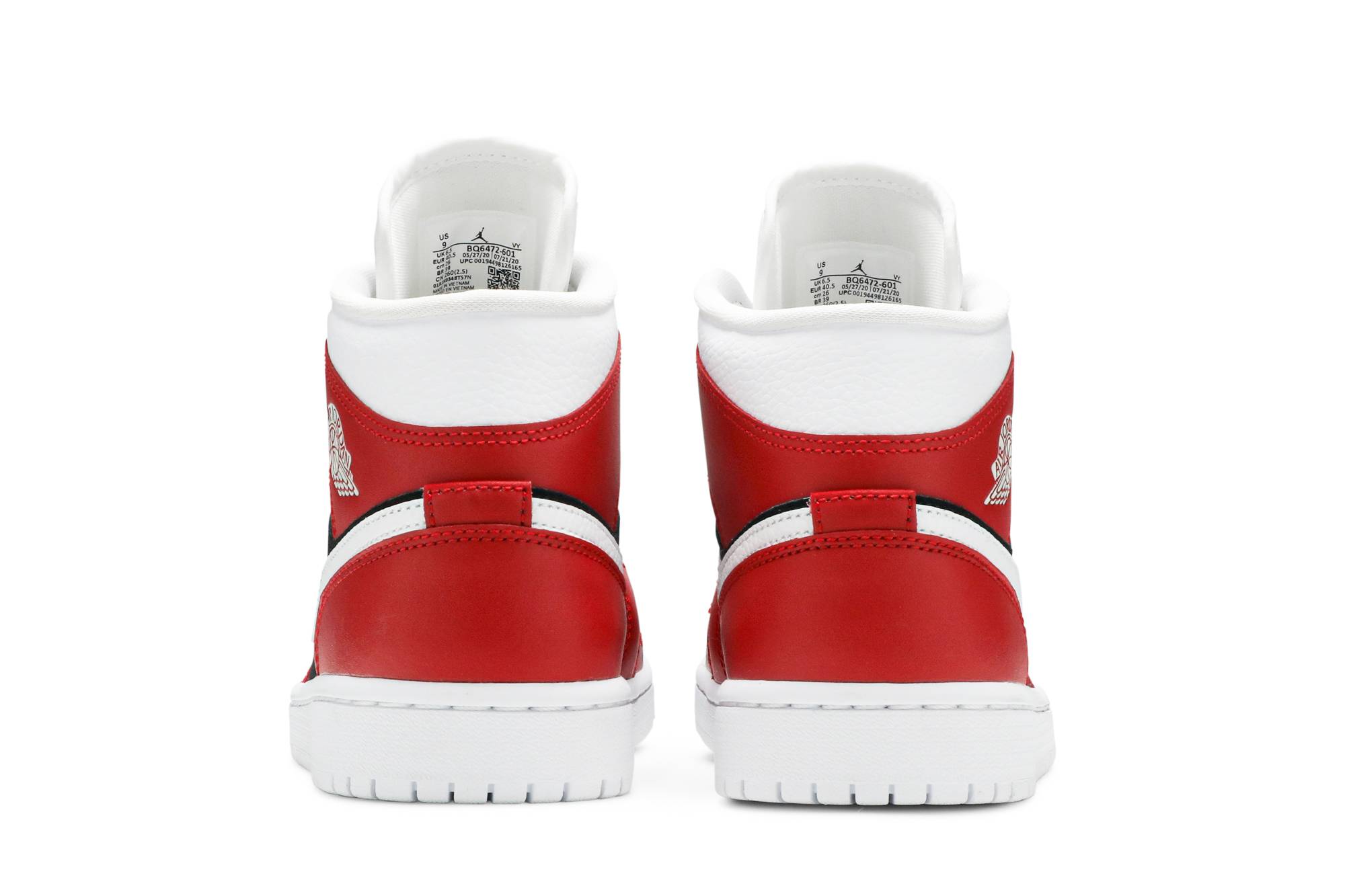 Air Jordan 1 Mid ‘Gym Red Black’ BQ6472-601 Domahi store