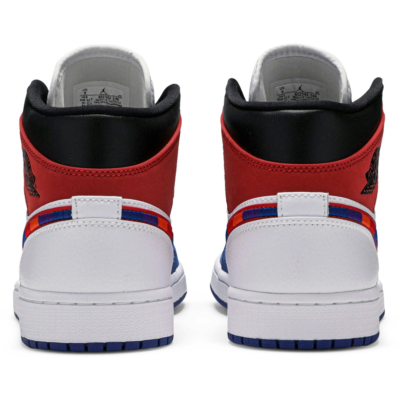 Air Jordan 1 Mid ‘Multicolored Swoosh’ 852542-146 Domahi store
